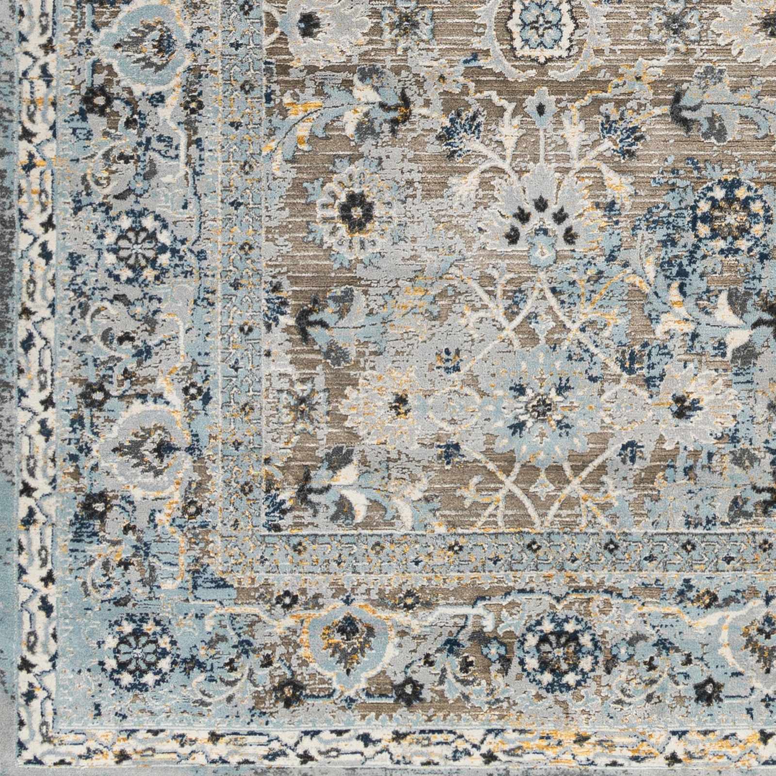 Finn Blue & Brown Area Rug - Clearance - Image 3