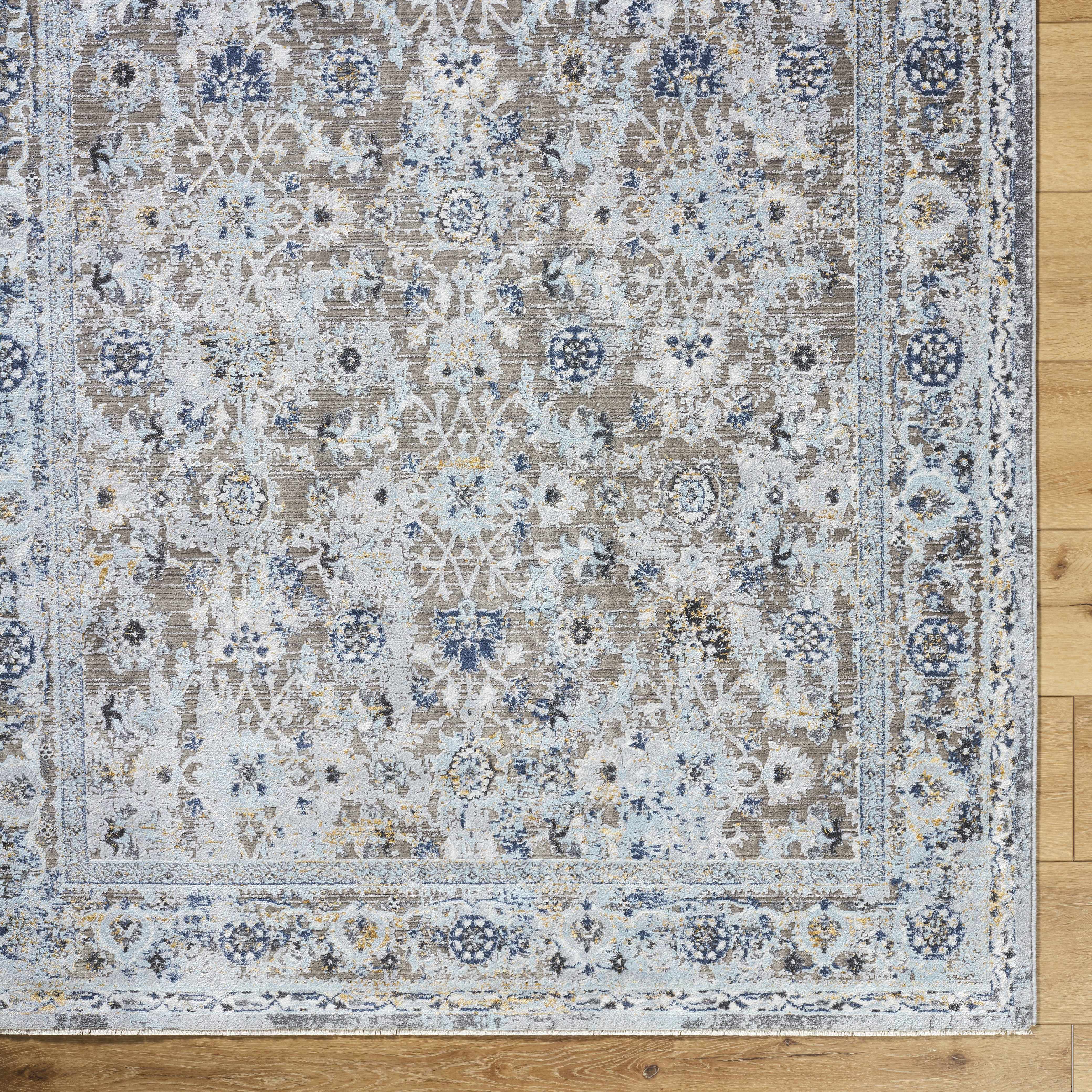 Finn Blue & Brown Area Rug - Clearance - Image 9
