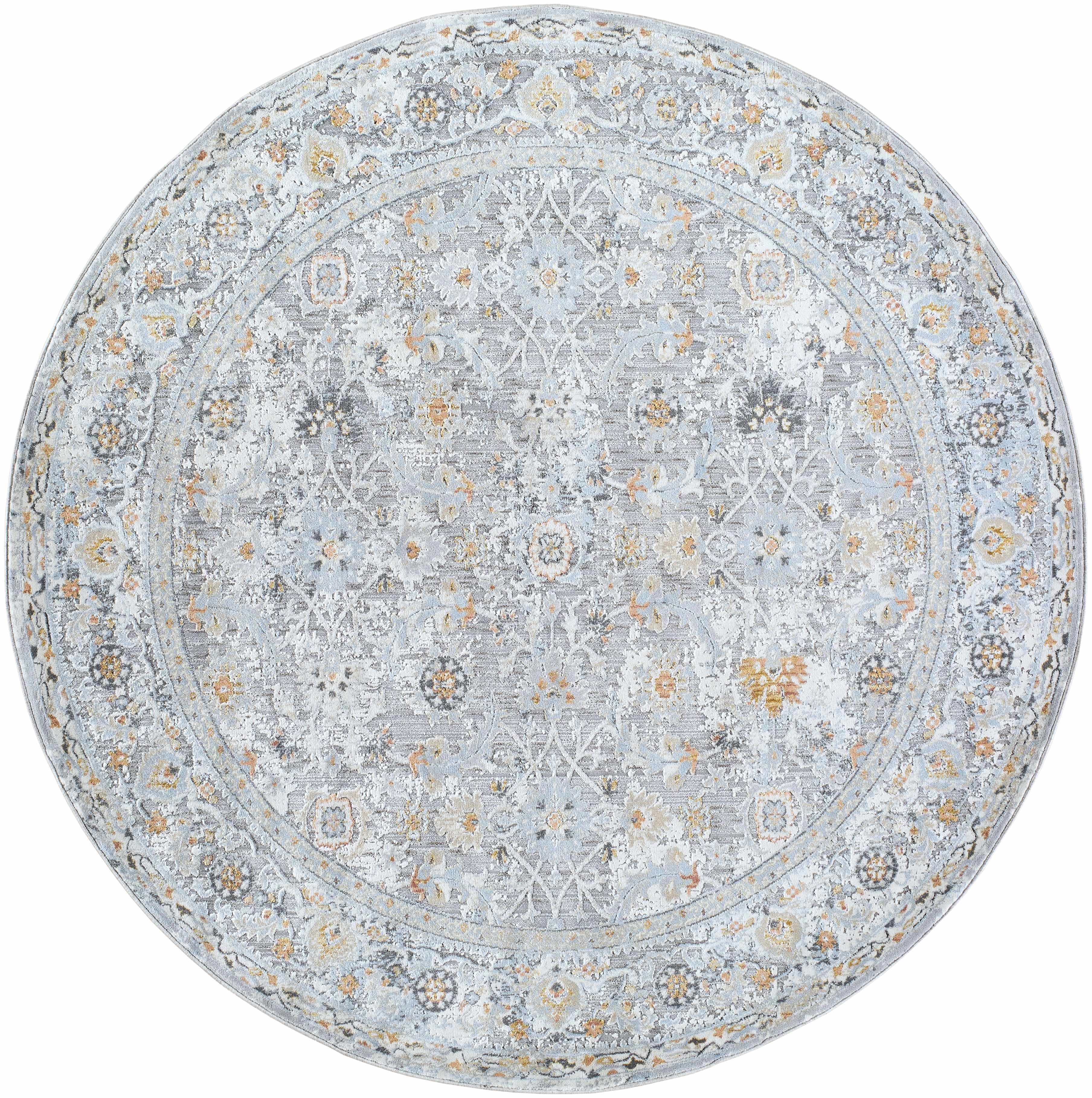 Finn Silver Blue Area Rug - Image 12