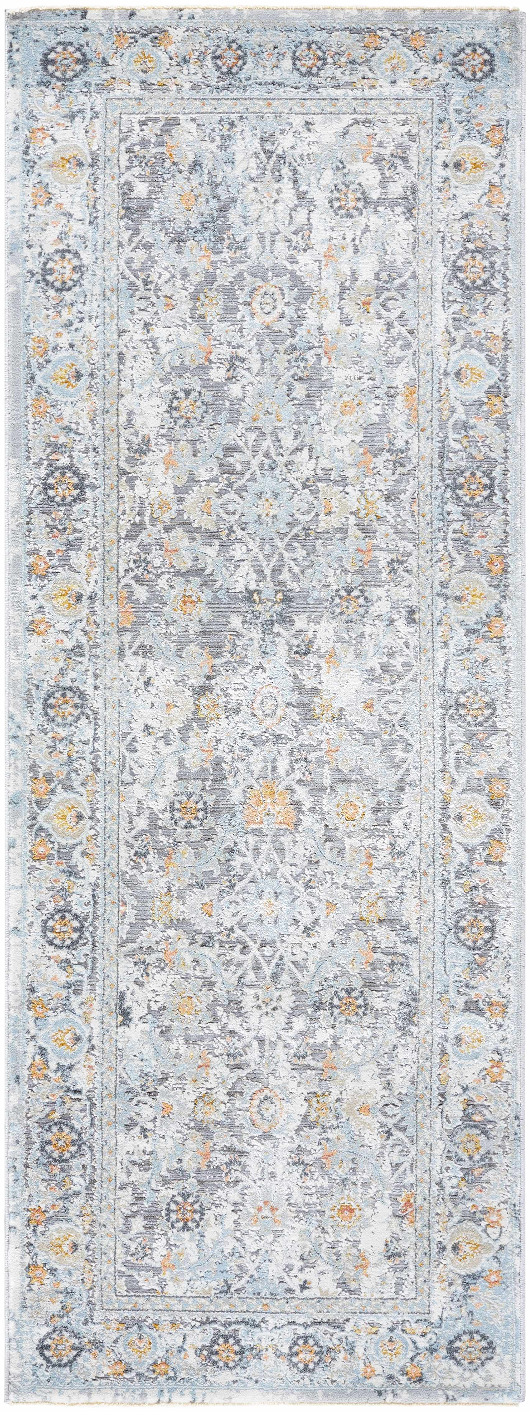 Finn Silver Blue Area Rug - Image 5