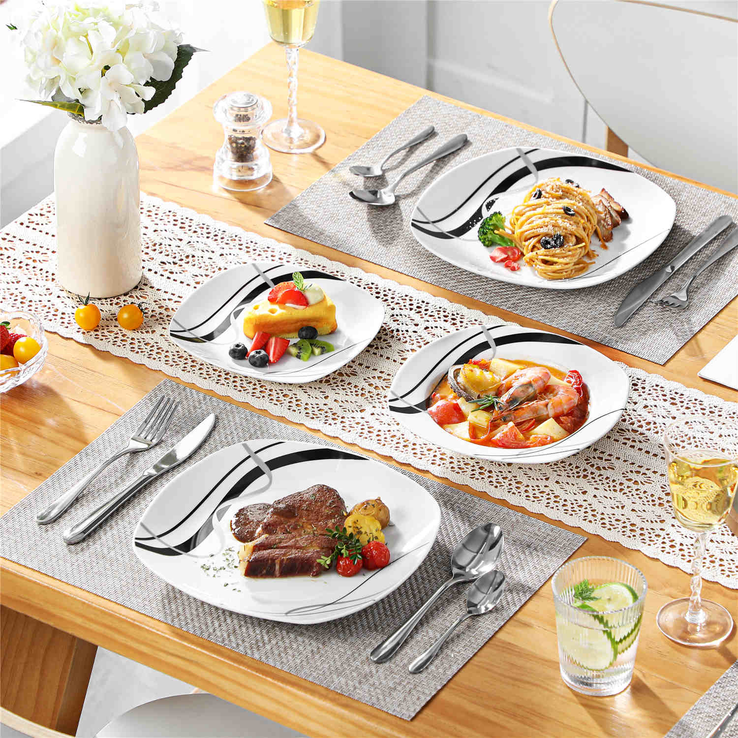 Fiona 18 Piece Dinnerware Set - Image 2