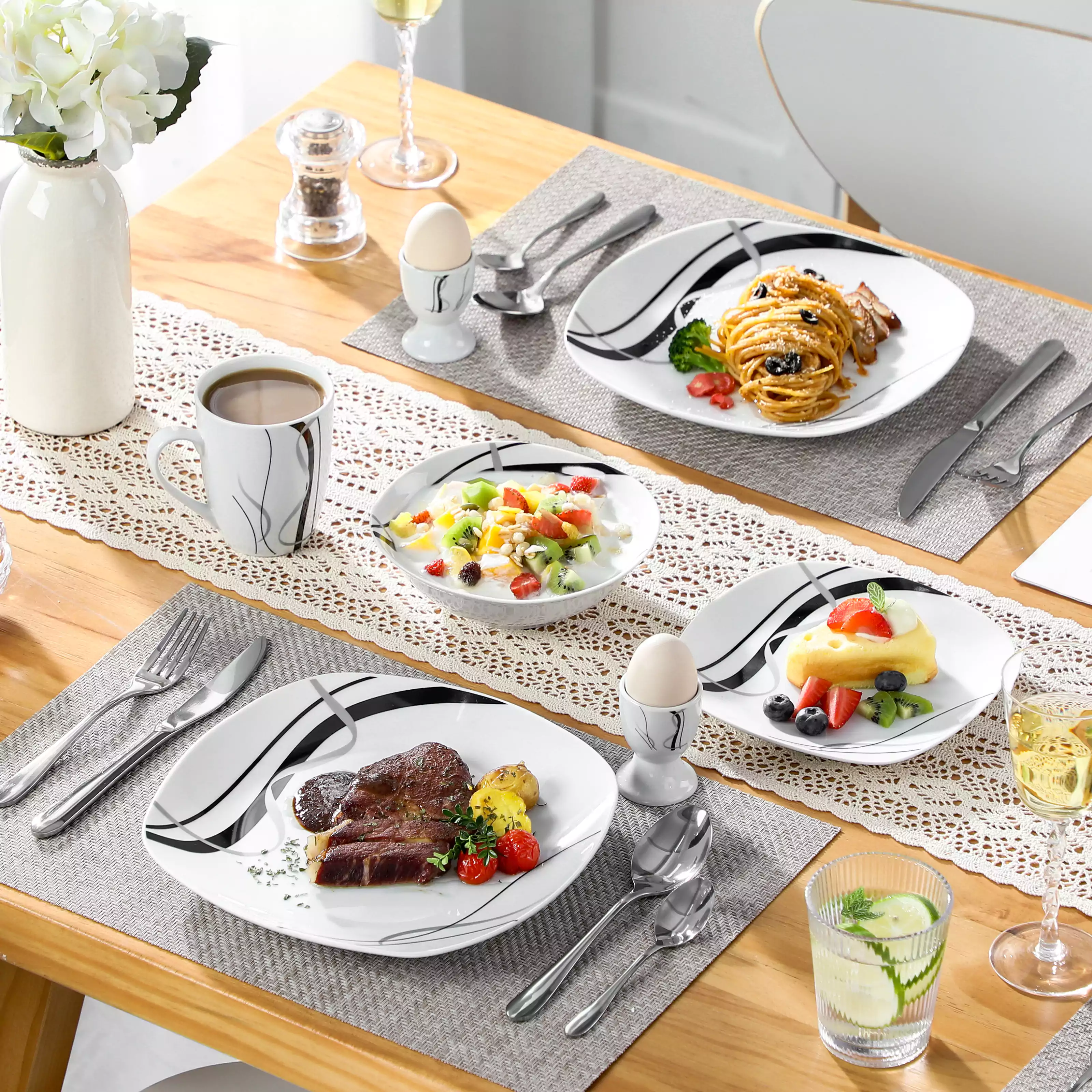 Fiona 20 Piece Dinnerware Set - Image 2