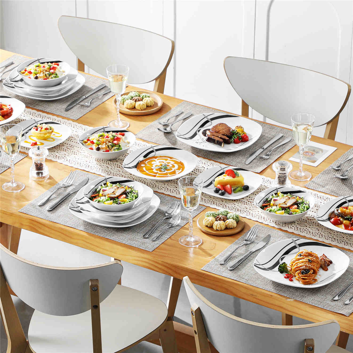 Fiona 24 Piece Dinnerware Set - Image 5