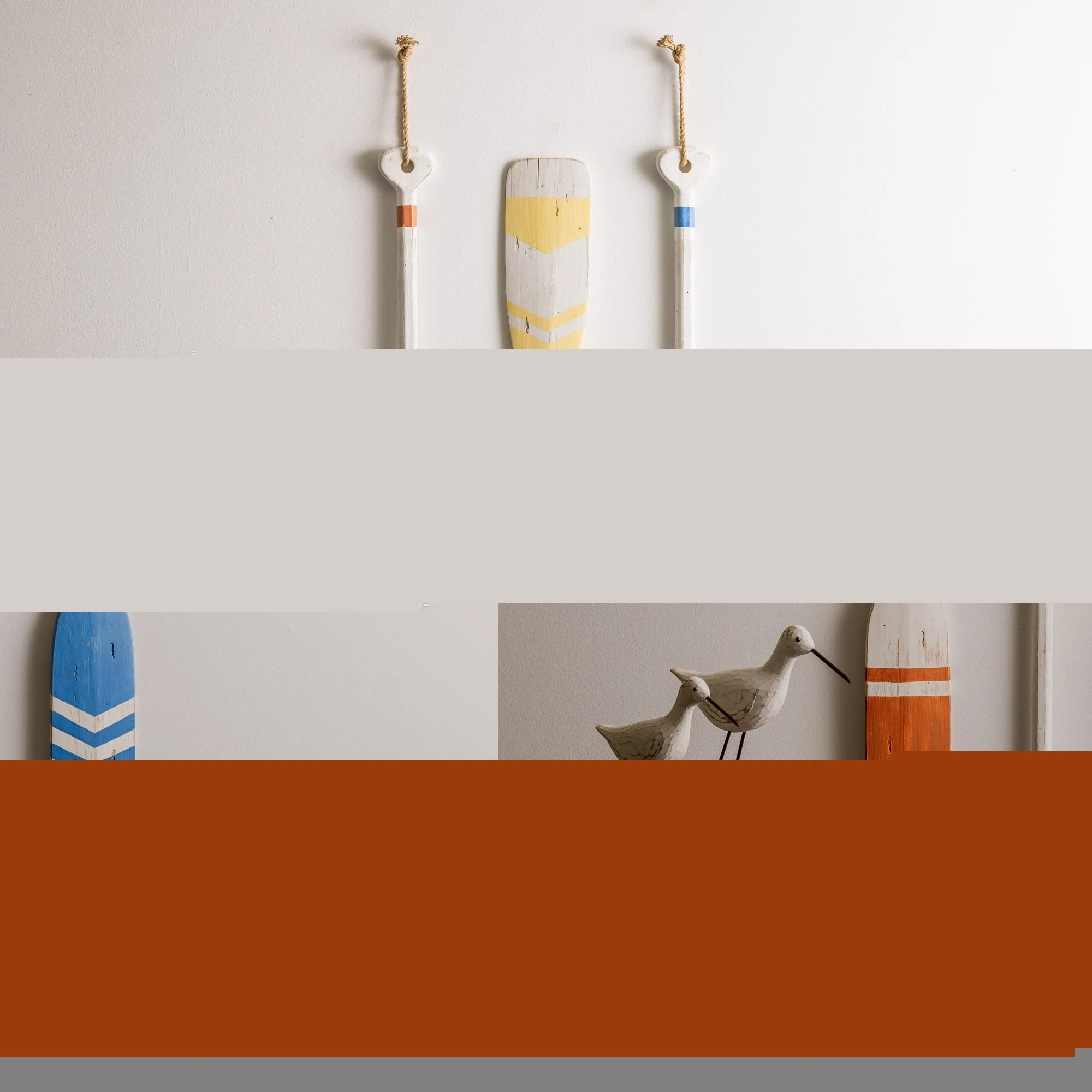 Fir wood oar décor (set of 3) - Image 2