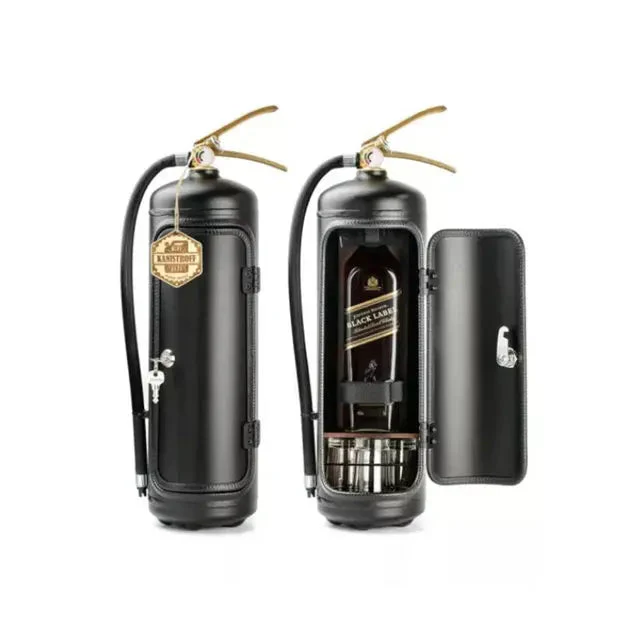 Fire Extinguisher Wine Bottle Holder Decorative Whiskey Champagne Bottle Stand - Image 2