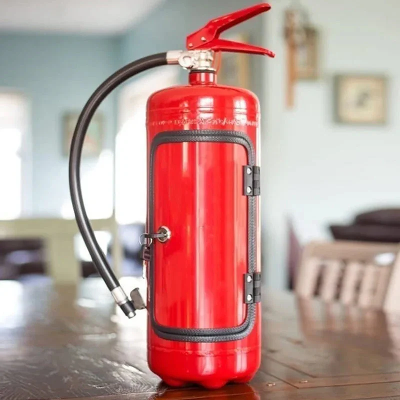 Fire Extinguisher Wine Bottle Holder Decorative Whiskey Champagne Bottle Stand - Image 4