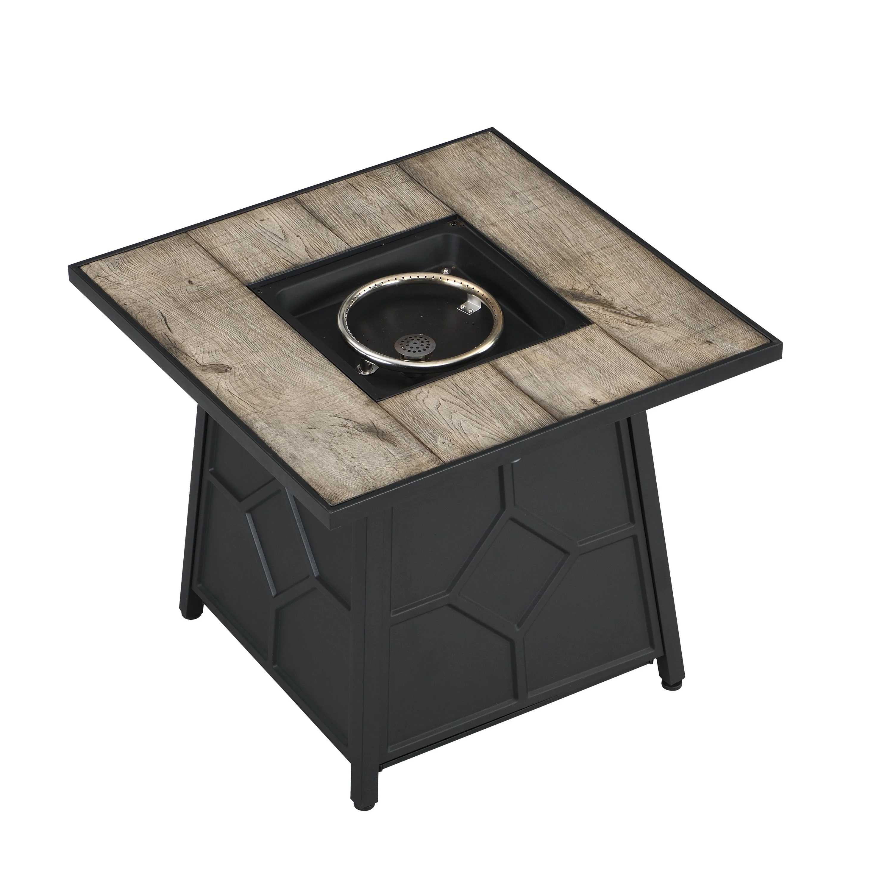 Fire Pit Table 28-Inch Square 40,000 BTU Propane Gas with Waterproof Cover - Image 7