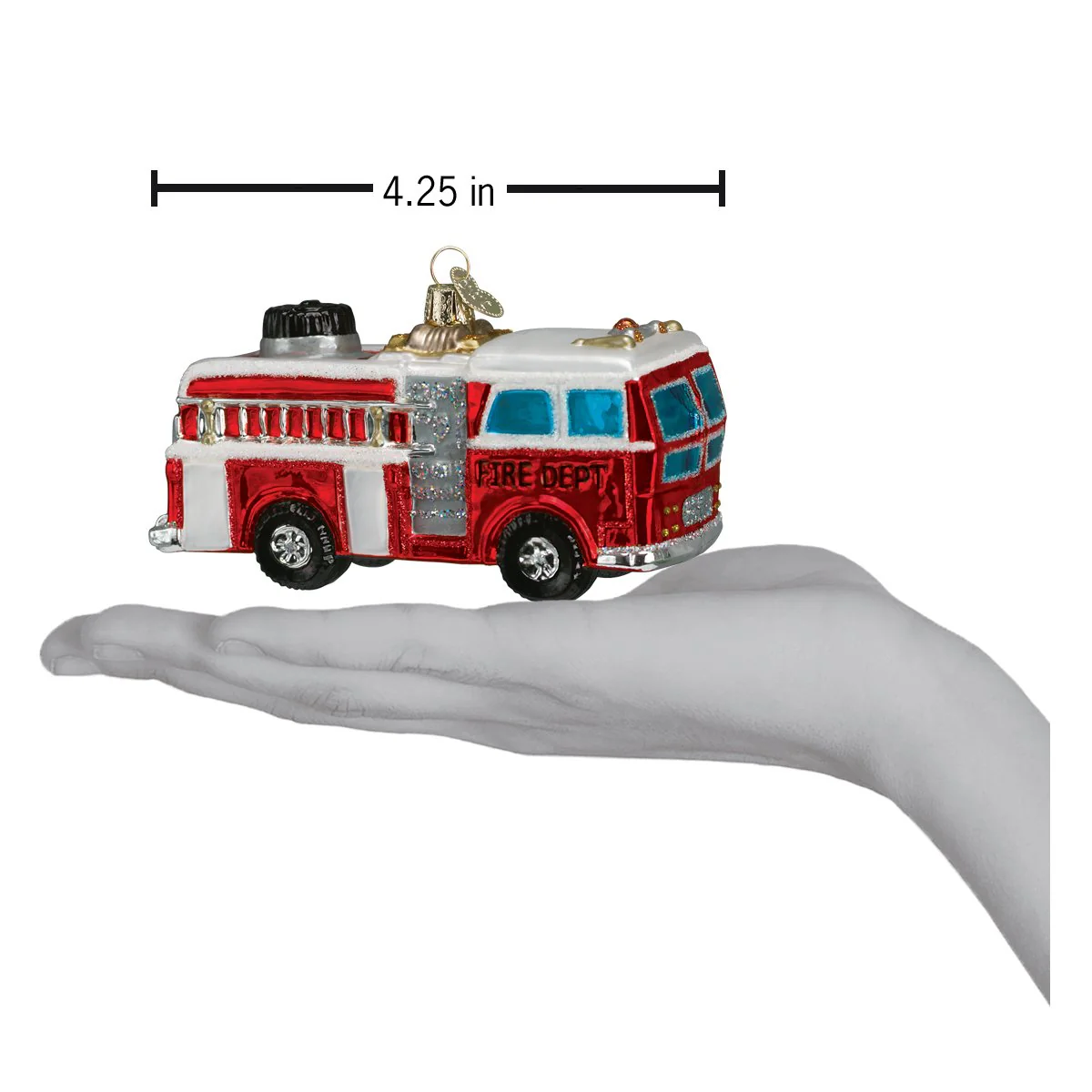 Fire Truck Ornament - Image 4