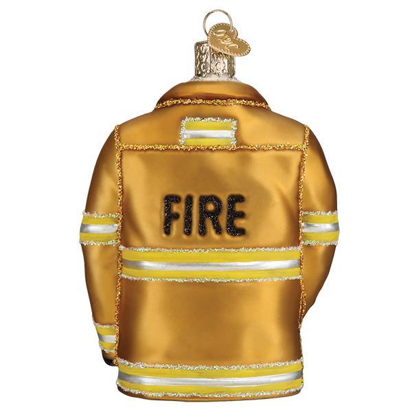 Firefighter's Coat Ornament by Old World Christmas - Image 4