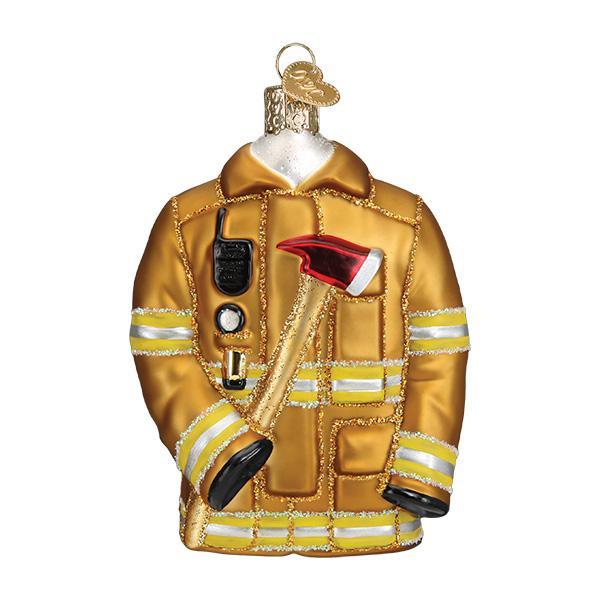 Firefighter's Coat Ornament by Old World Christmas - Image 5