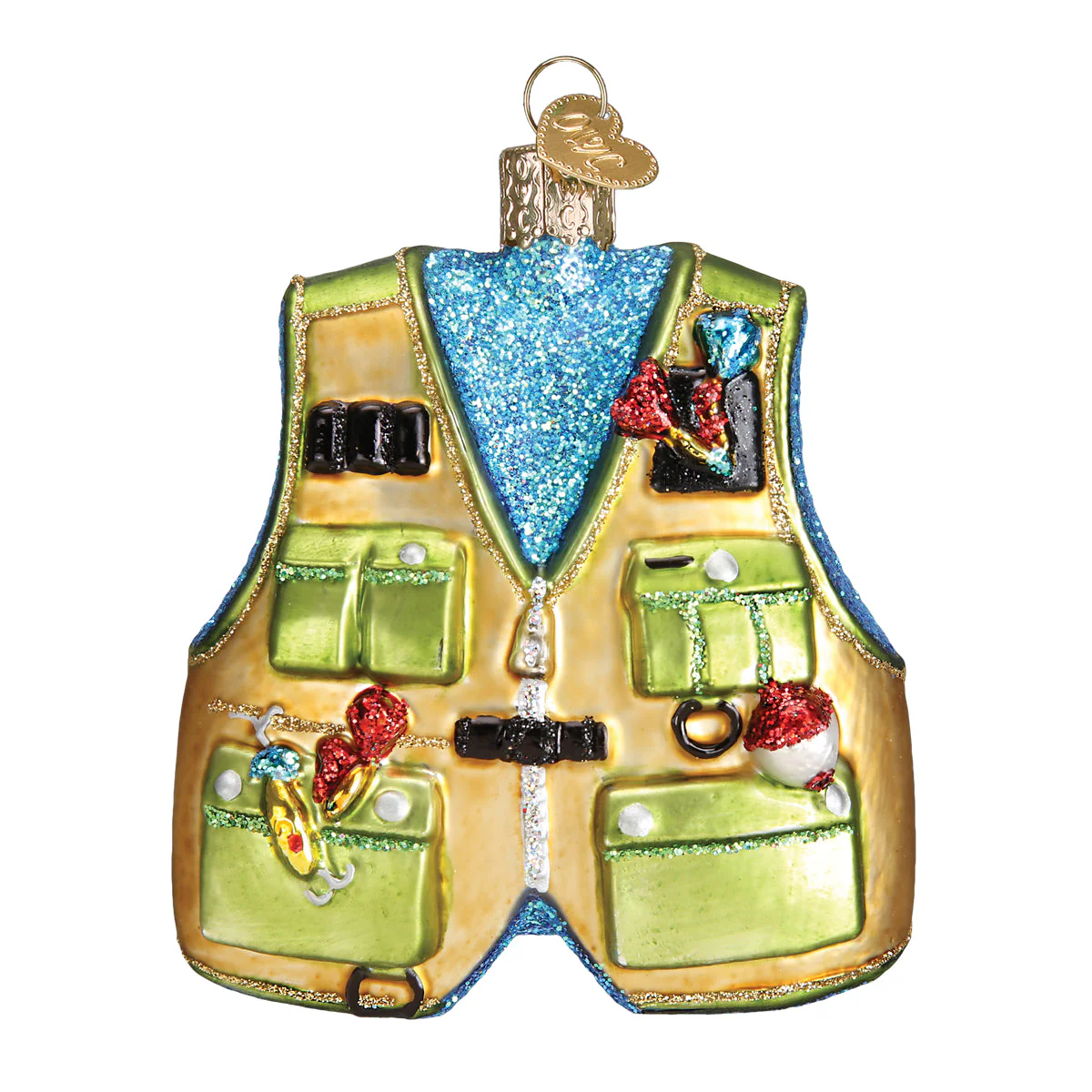 Fishing Vest Ornament - Image 3