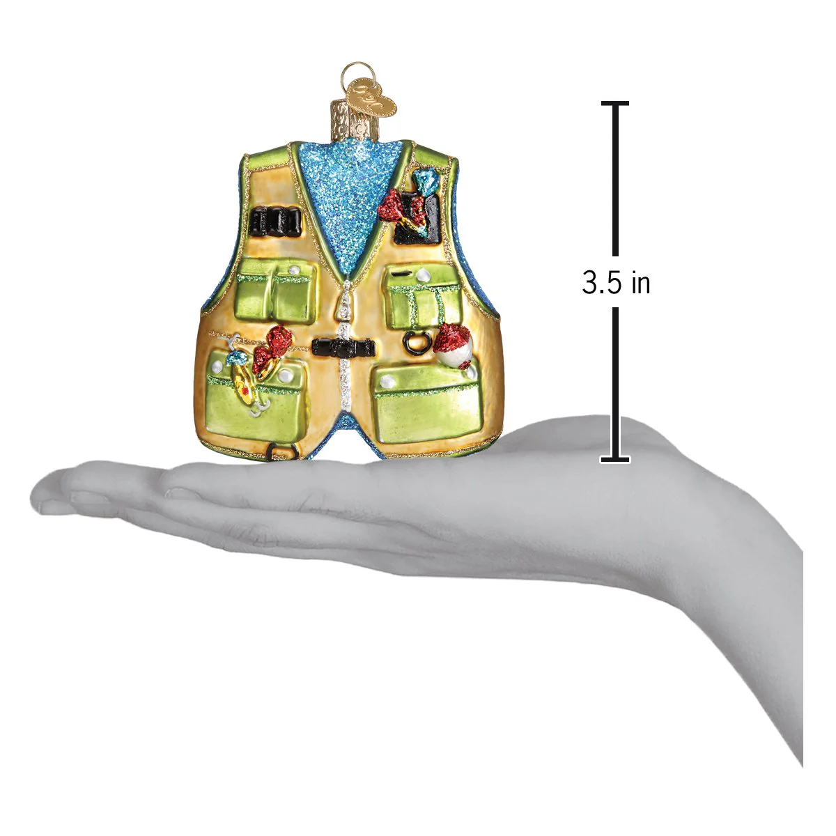 Fishing Vest Ornament - Image 6