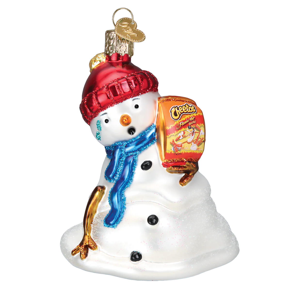 Flamin' Hot Cheetos Snowman Ornament - Image 3