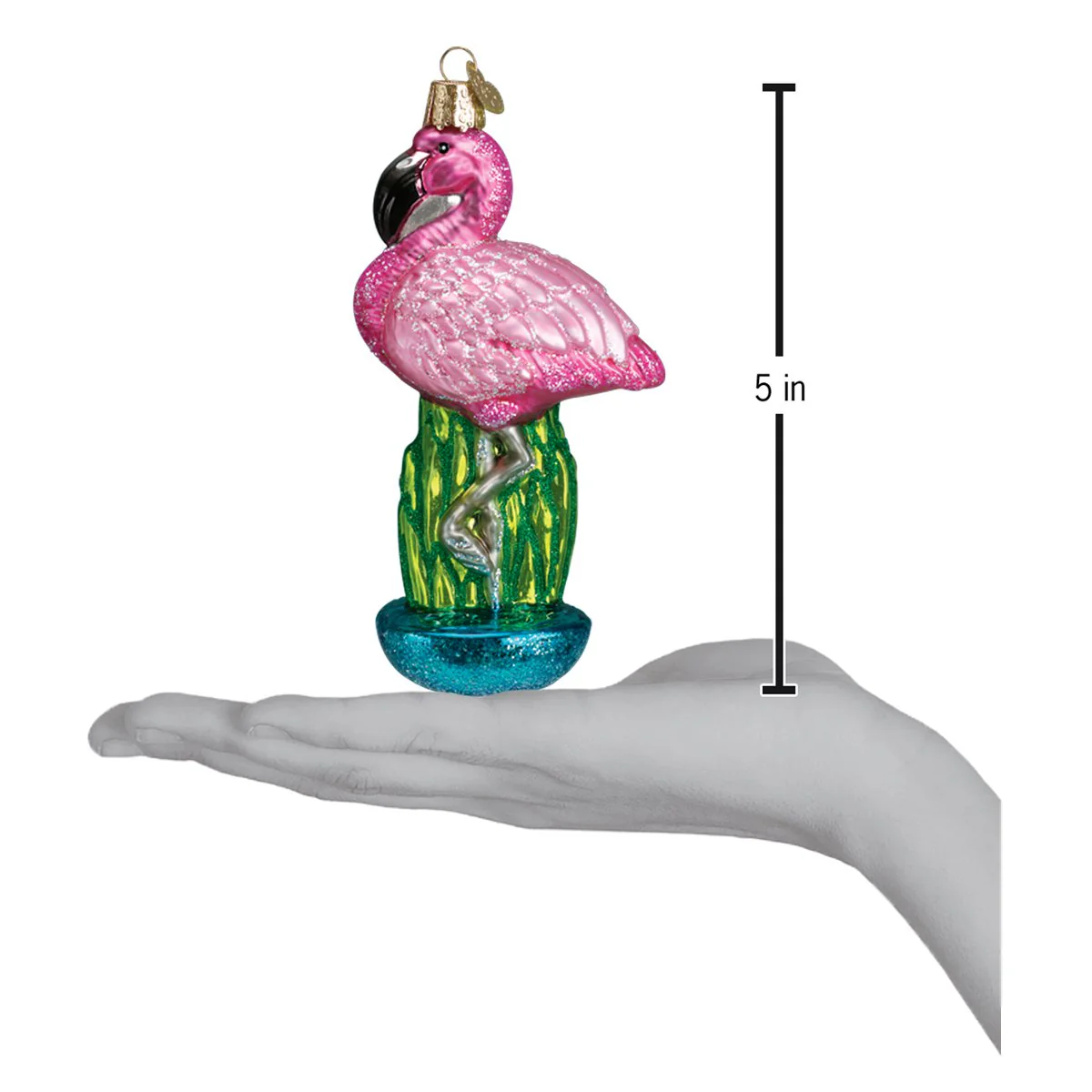 Flamingo Christmas Ornament - Image 4