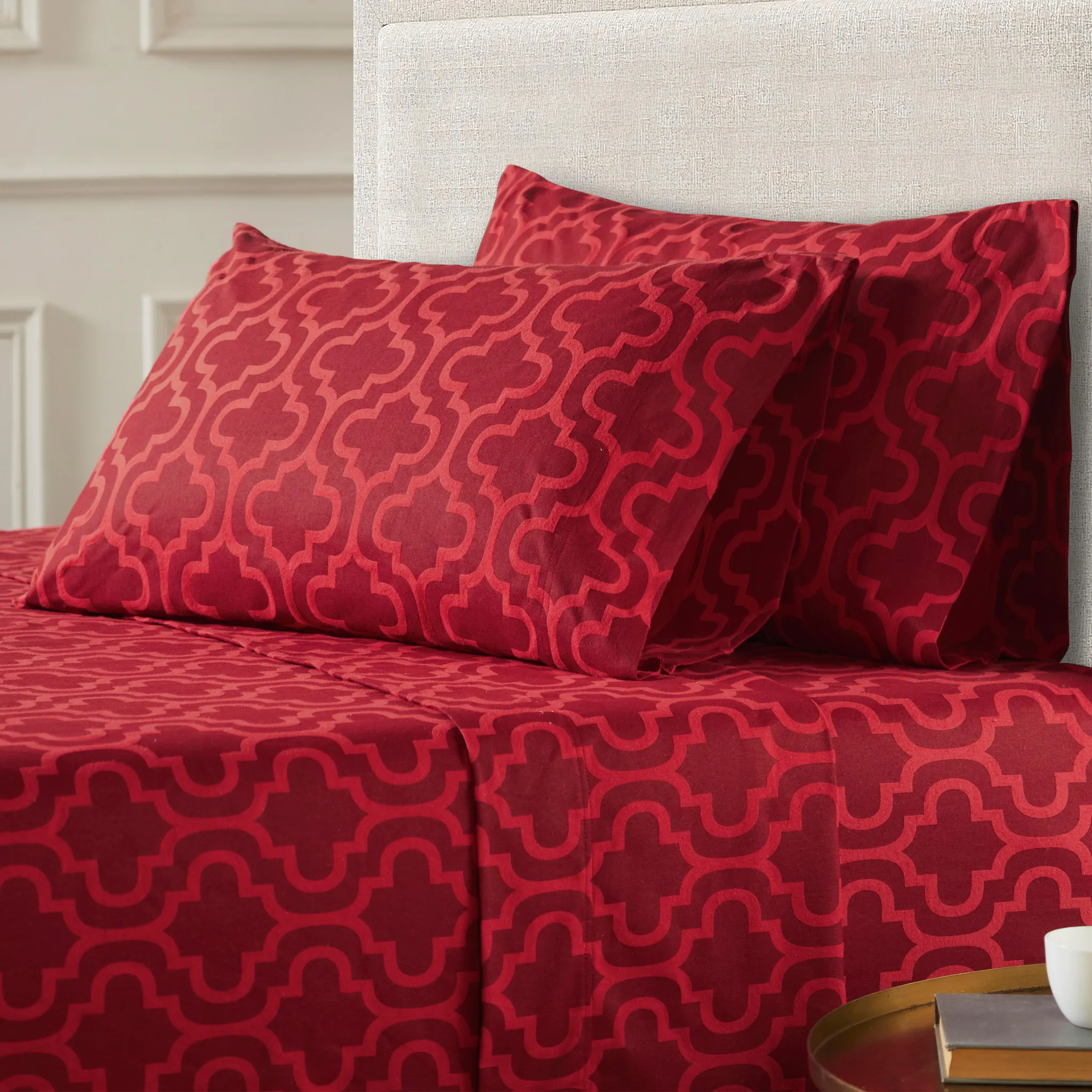 Moroccan Trellis Cotton Flannel 2-Piece Pillowcase Set - Image 21