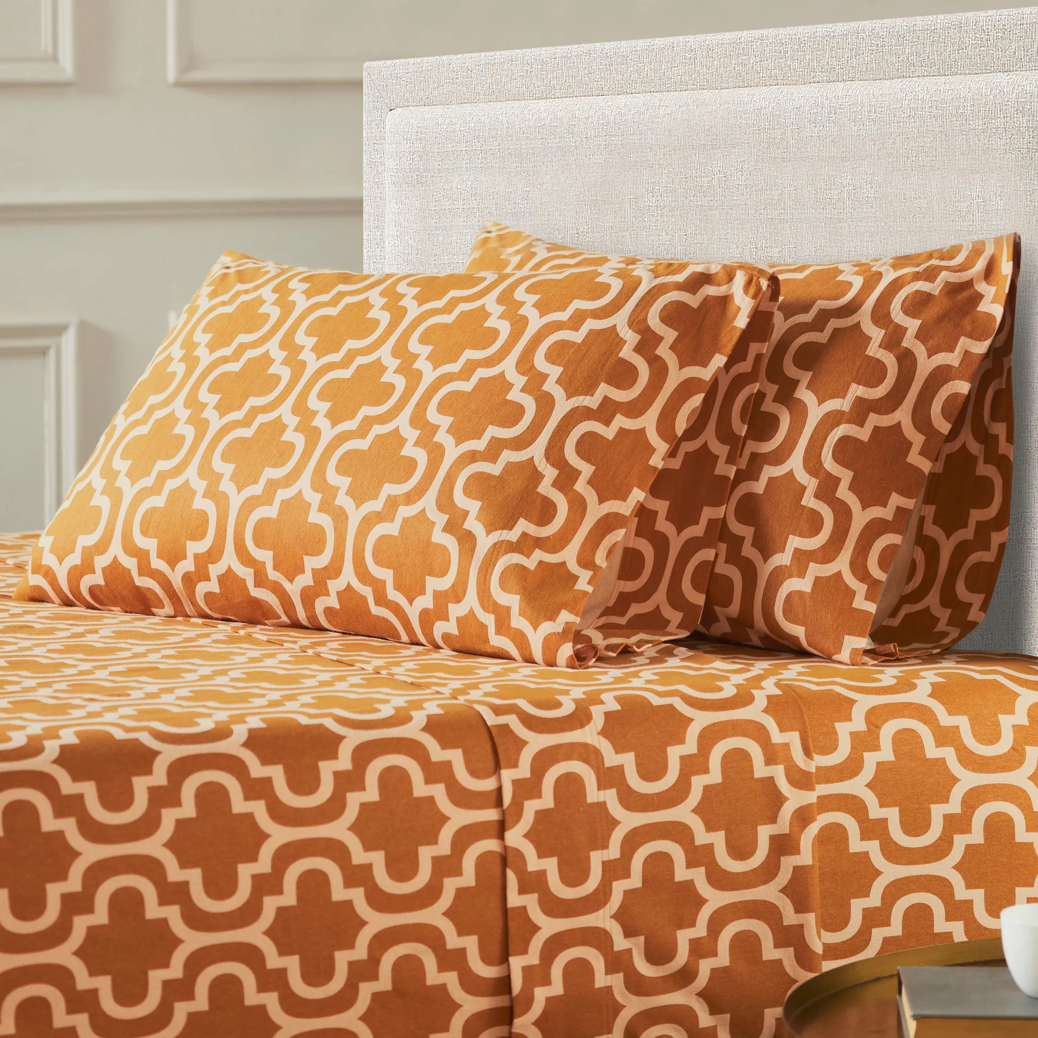 Moroccan Trellis Cotton Flannel 2-Piece Pillowcase Set - Image 26