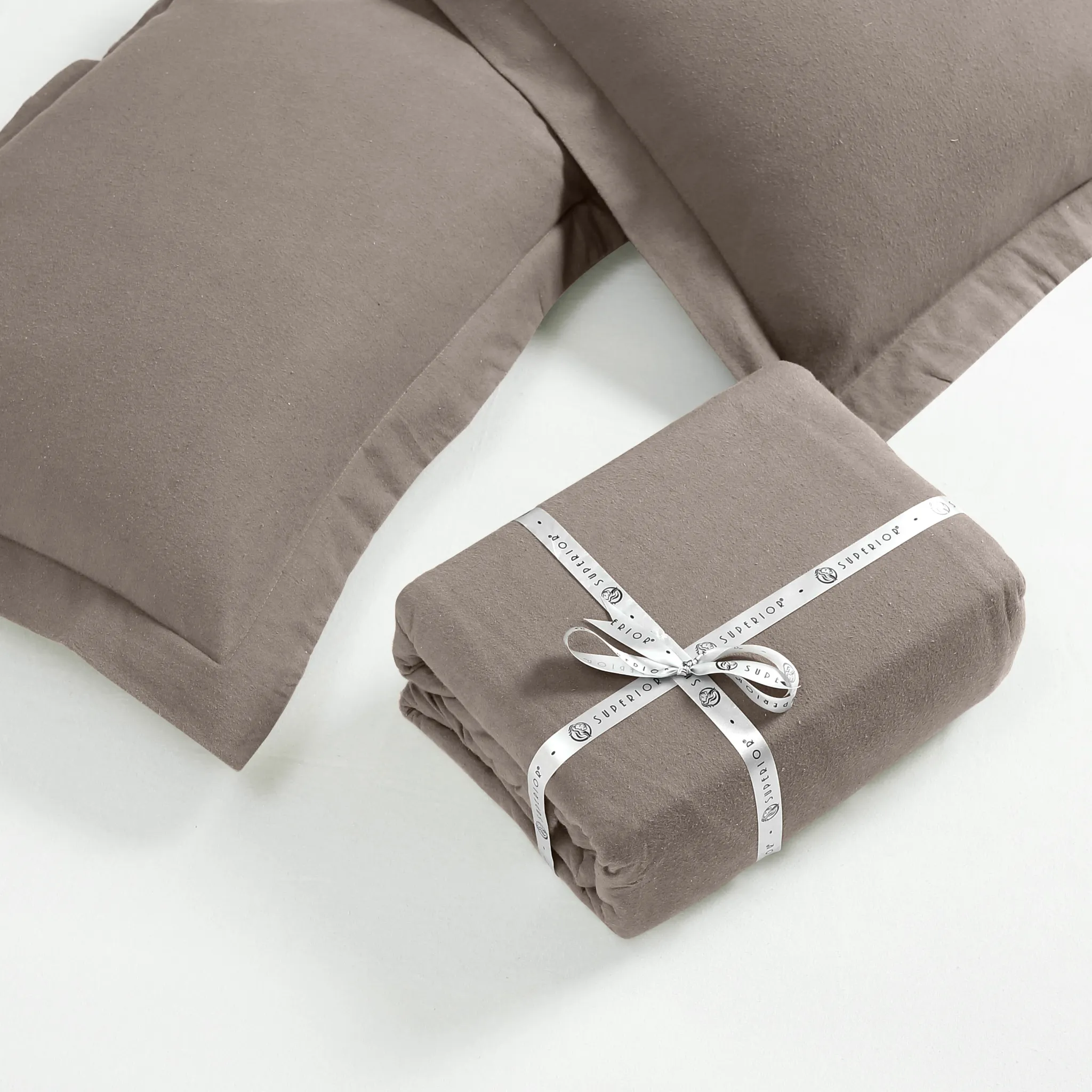 Flannel Cotton Modern Solid Fuzzy Duvet Cover Set With Pillow Shams - Image 33