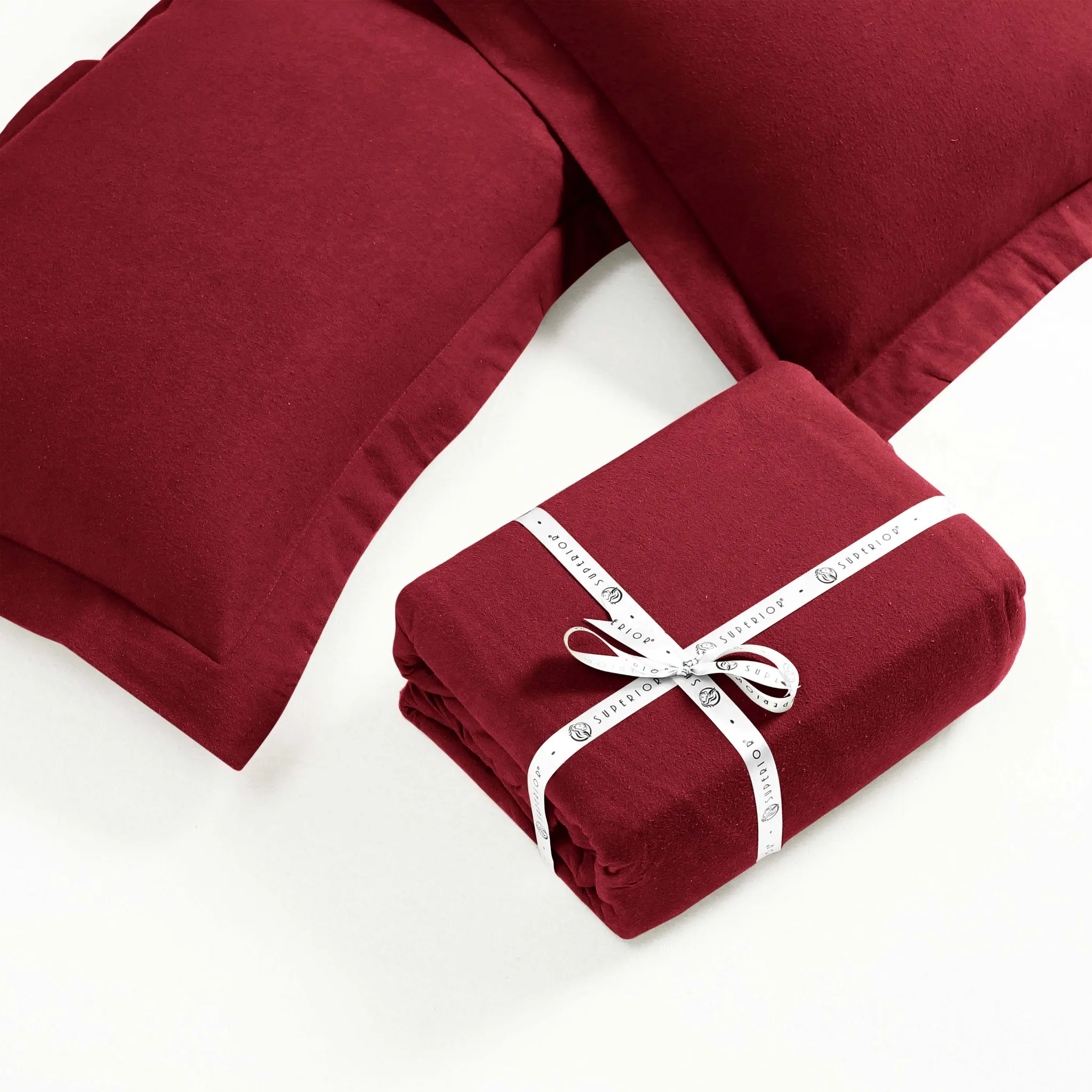 Flannel Cotton Modern Solid Fuzzy Duvet Cover Set With Pillow Shams - Image 51