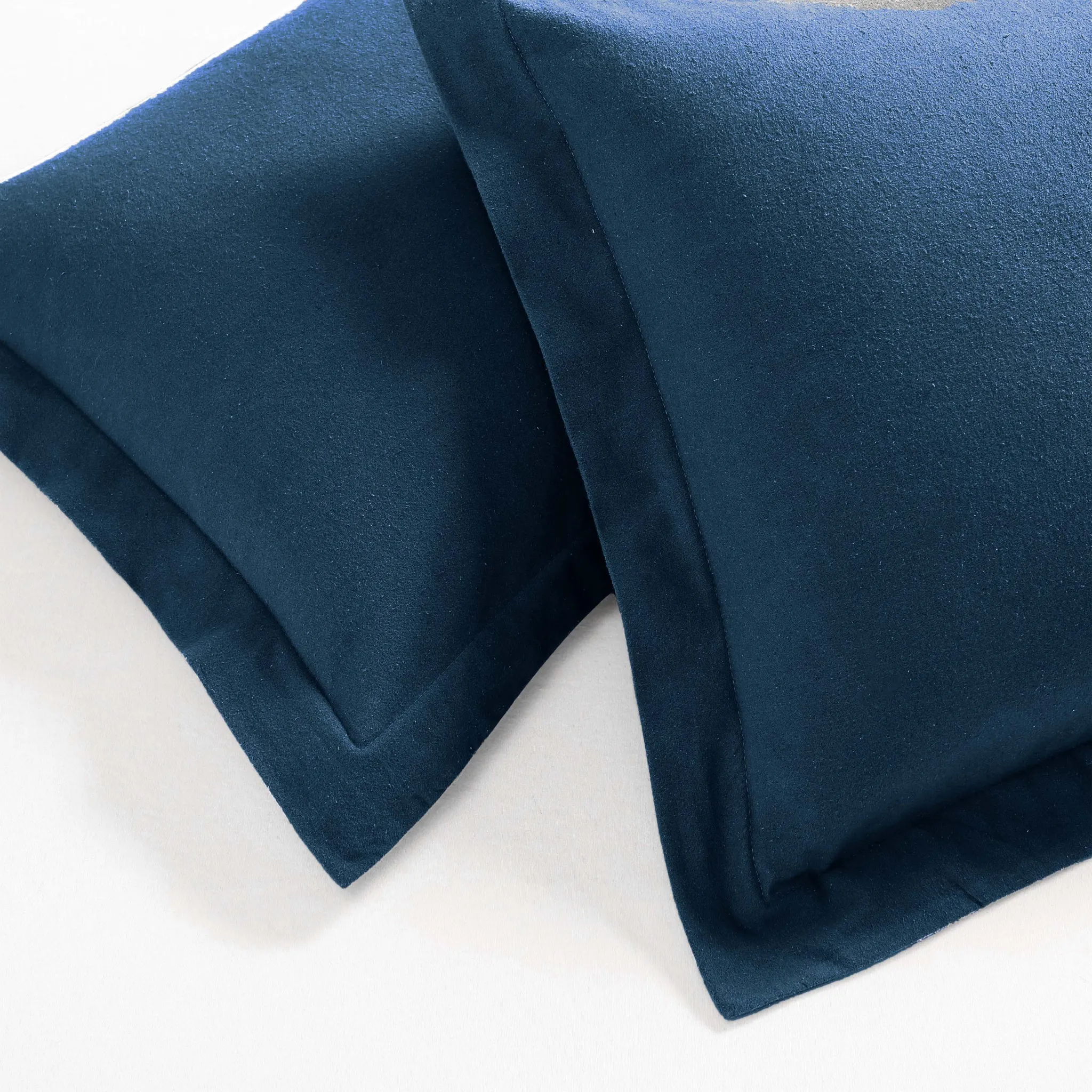 Flannel Cotton Modern Solid Fuzzy Duvet Cover Set With Pillow Shams - Image 68