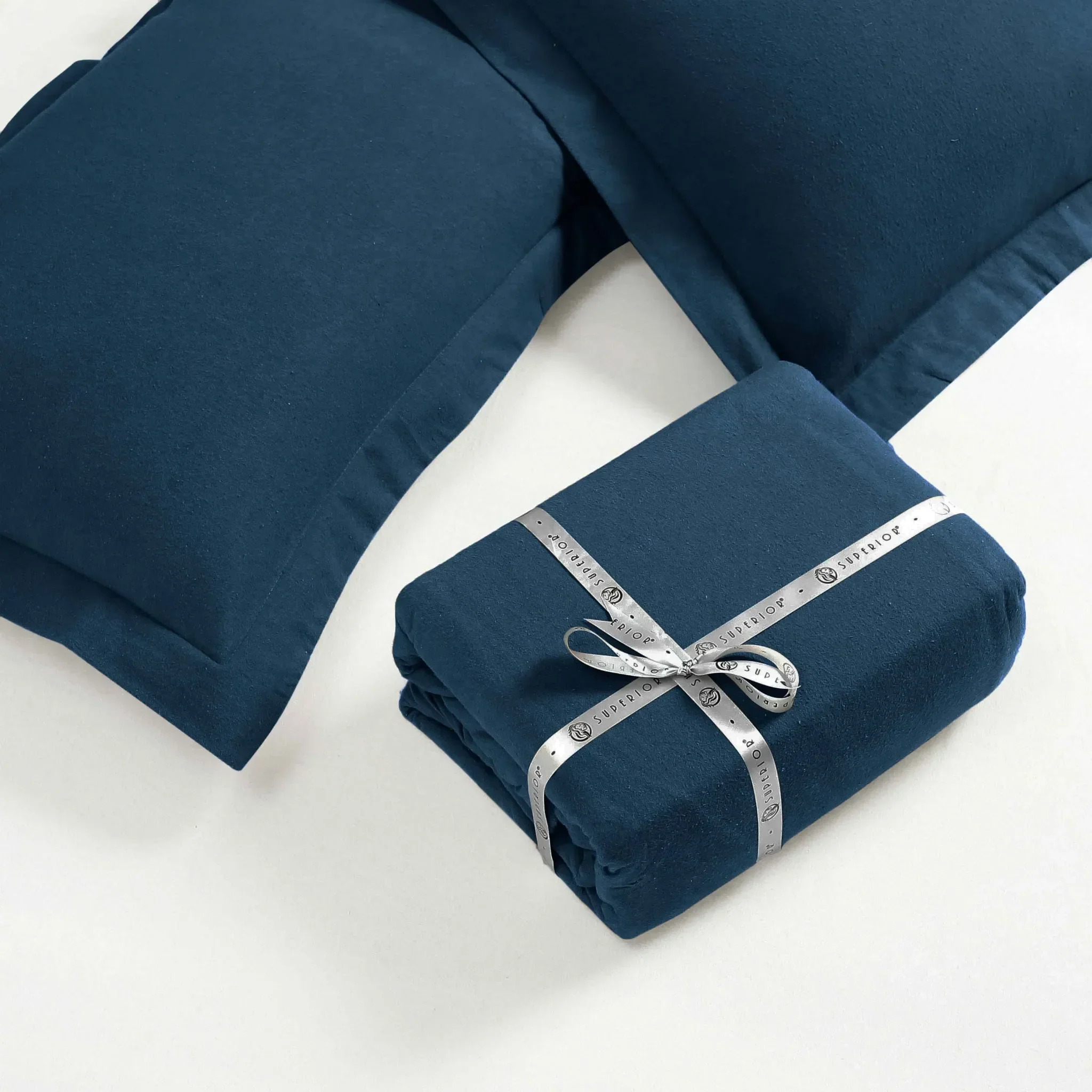 Flannel Cotton Modern Solid Fuzzy Duvet Cover Set With Pillow Shams - Image 69