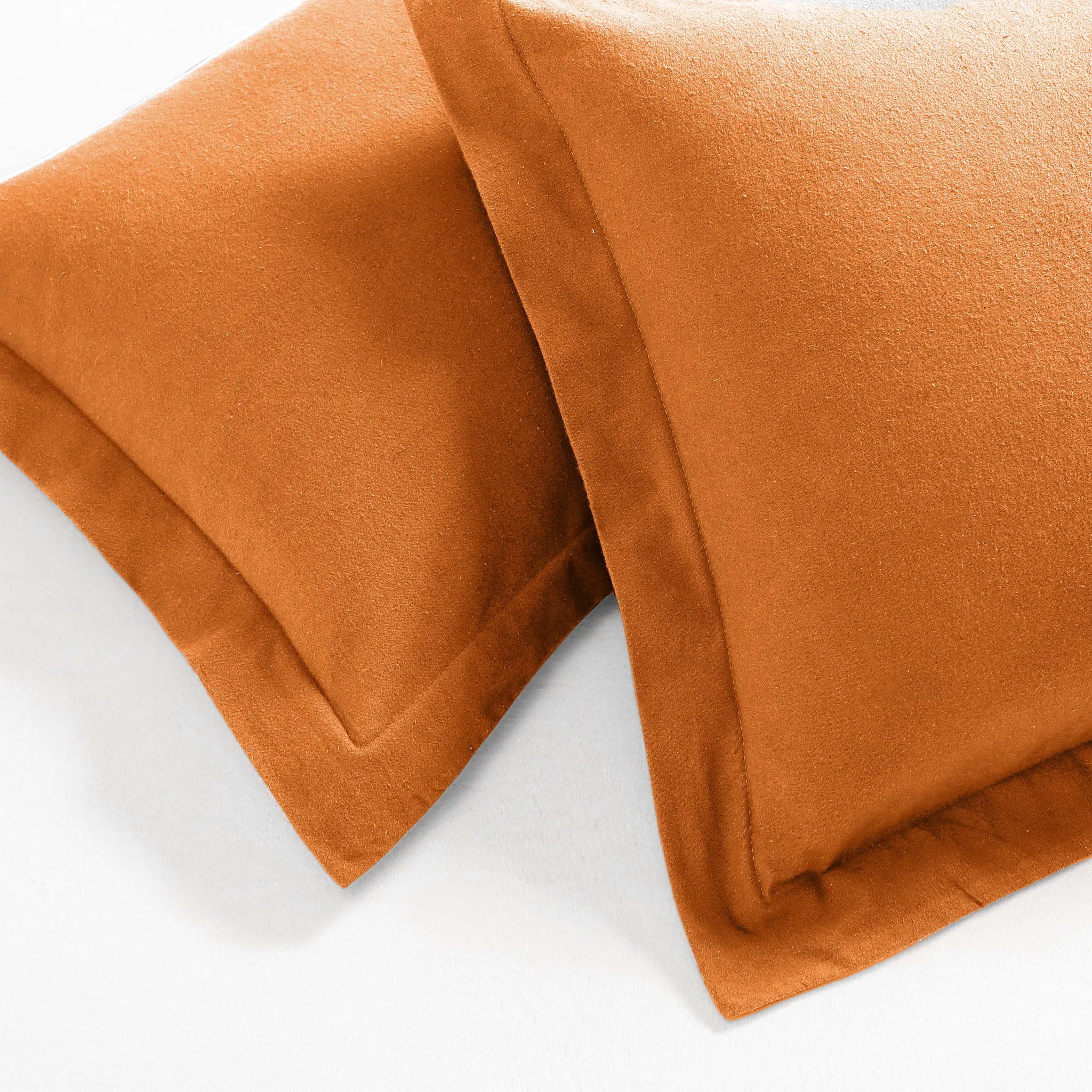 Flannel Cotton Modern Solid Fuzzy Duvet Cover Set With Pillow Shams - Image 76