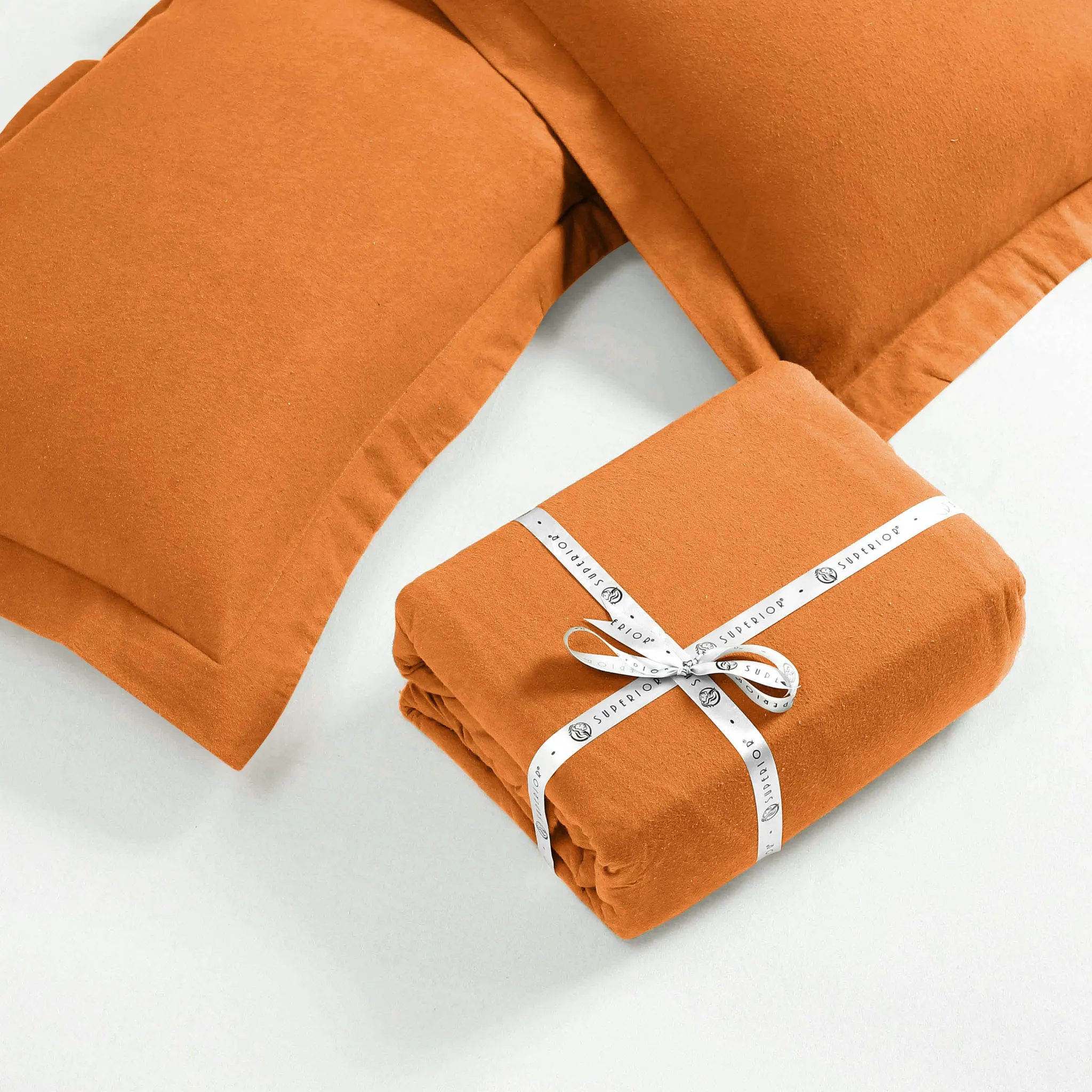 Flannel Cotton Modern Solid Fuzzy Duvet Cover Set With Pillow Shams - Image 77