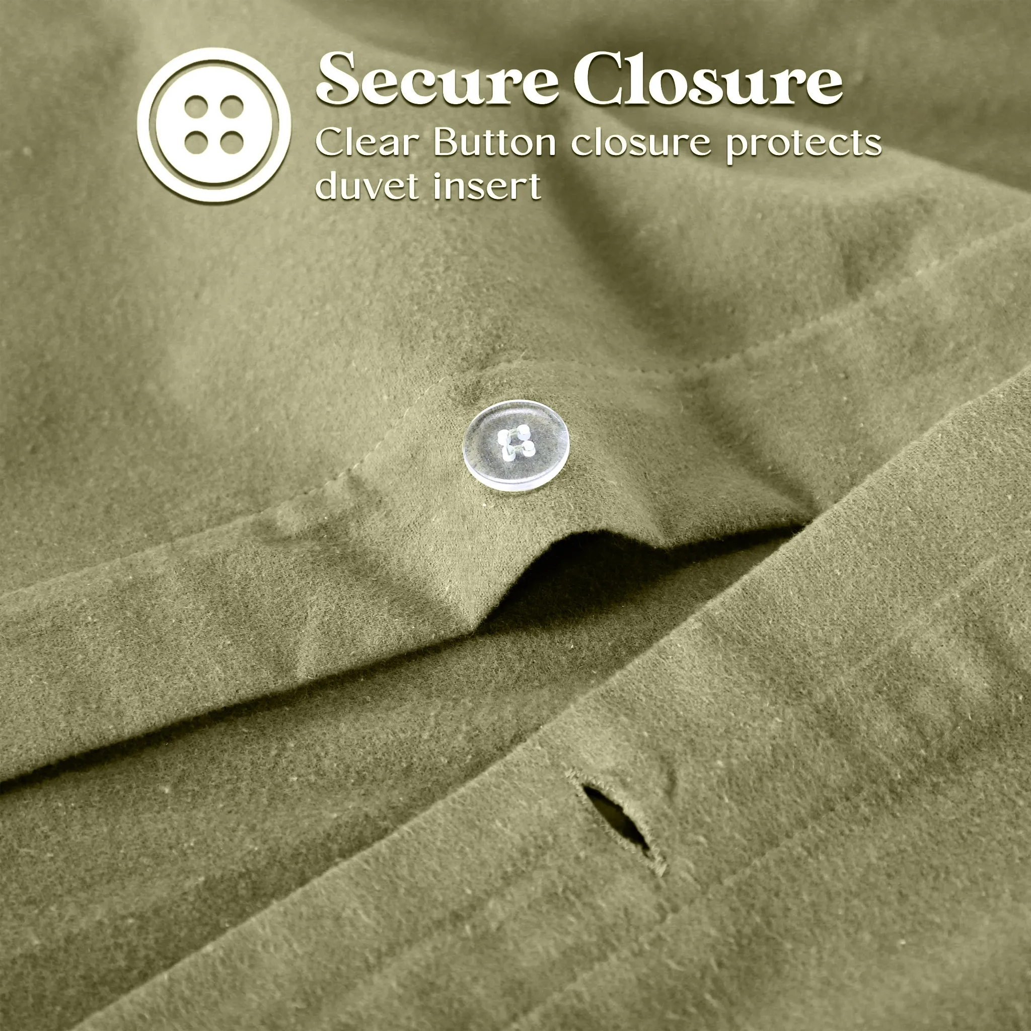 Flannel Cotton Modern Solid Fuzzy Duvet Cover Set With Pillow Shams - Image 93