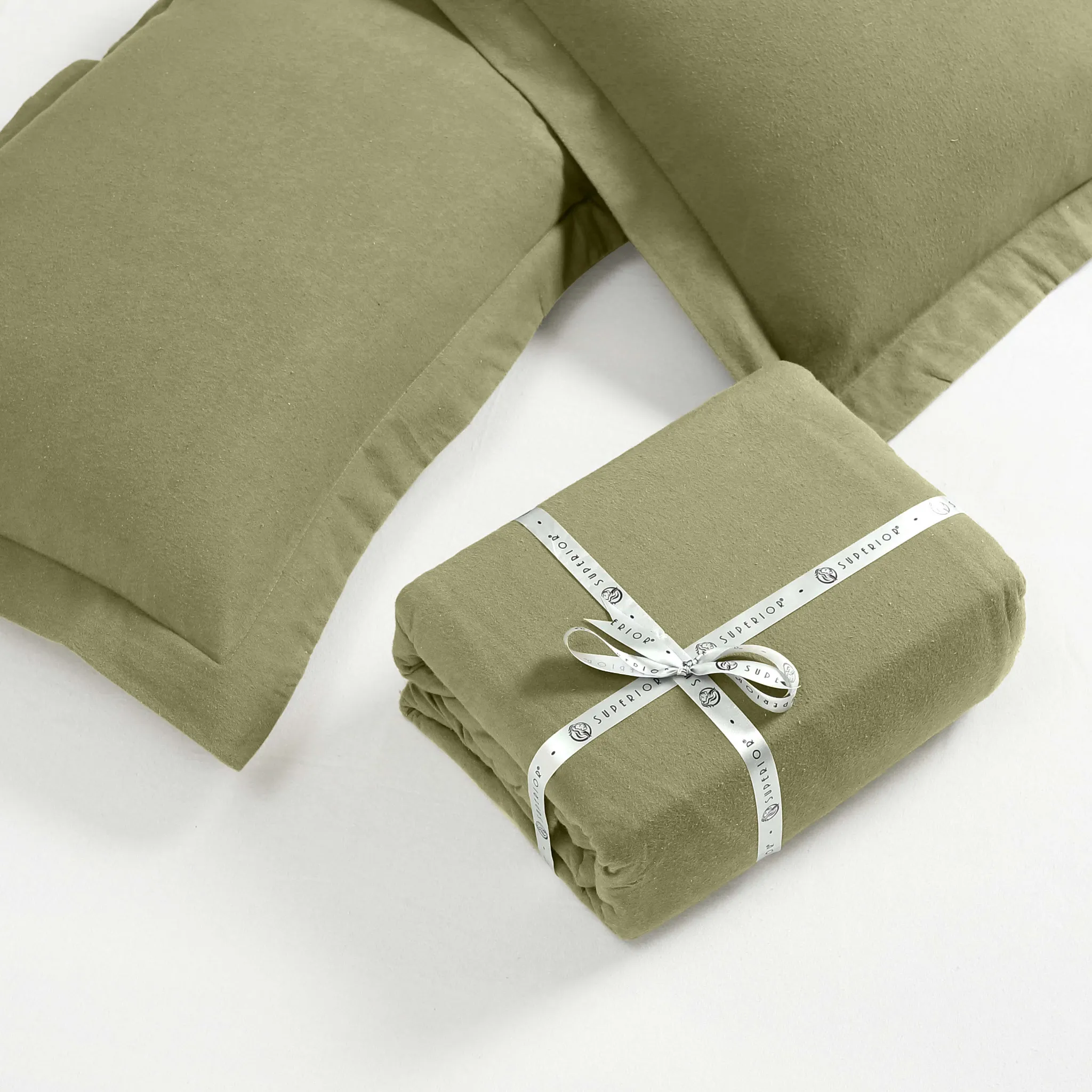 Flannel Cotton Modern Solid Fuzzy Duvet Cover Set With Pillow Shams - Image 95