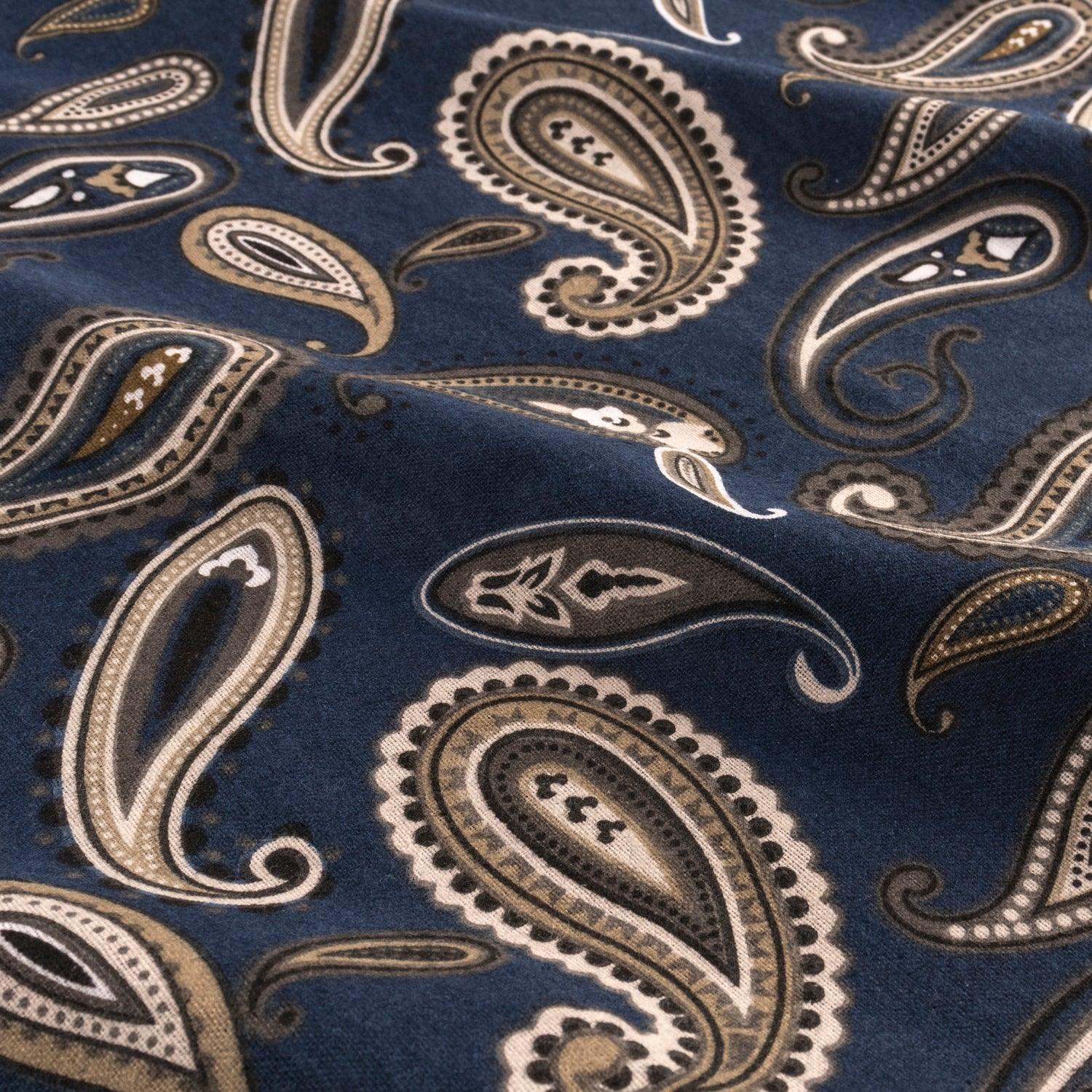 100% Cotton Flannel Vintage Paisley Pillowcase Set - Image 16