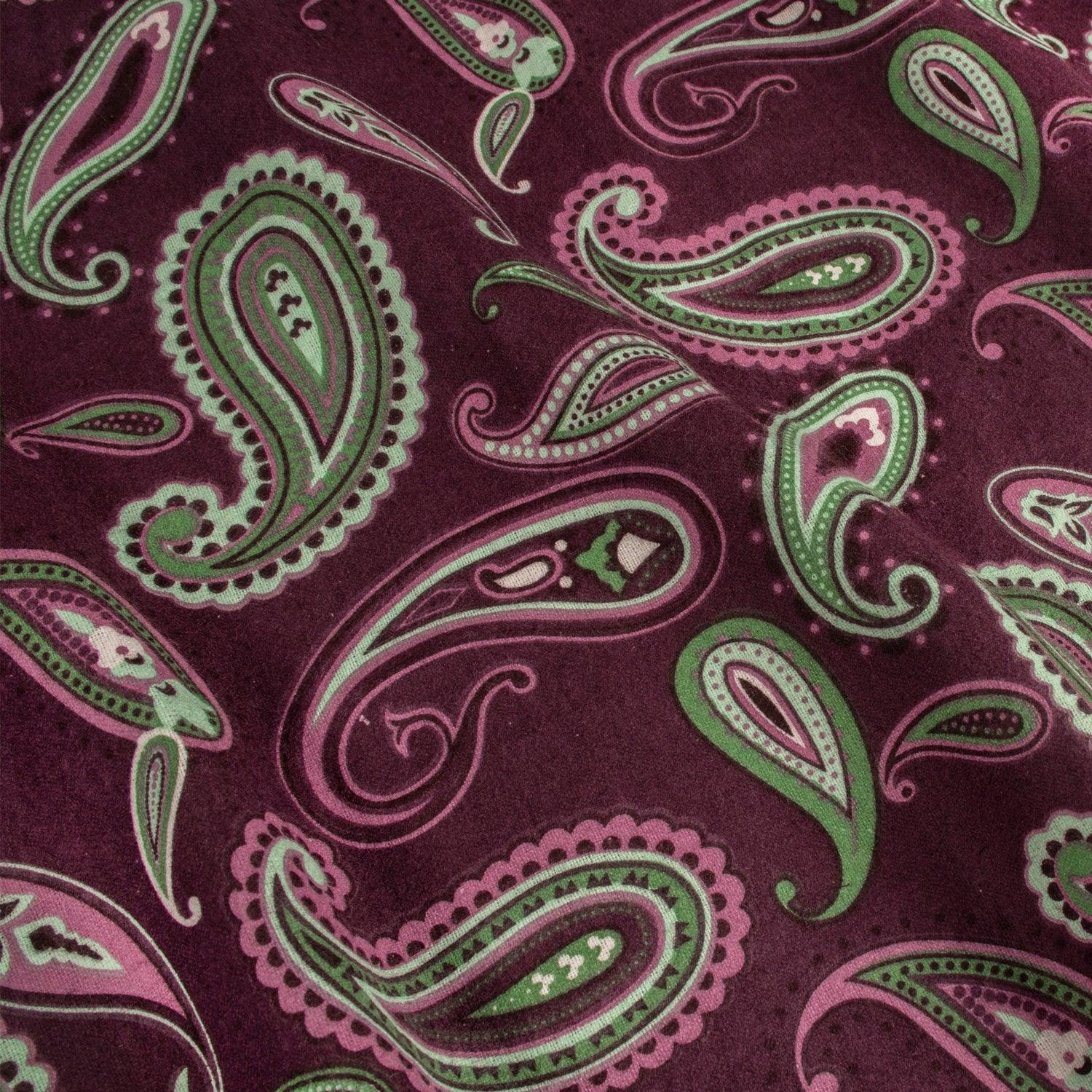 100% Cotton Flannel Vintage Paisley Pillowcase Set - Image 18