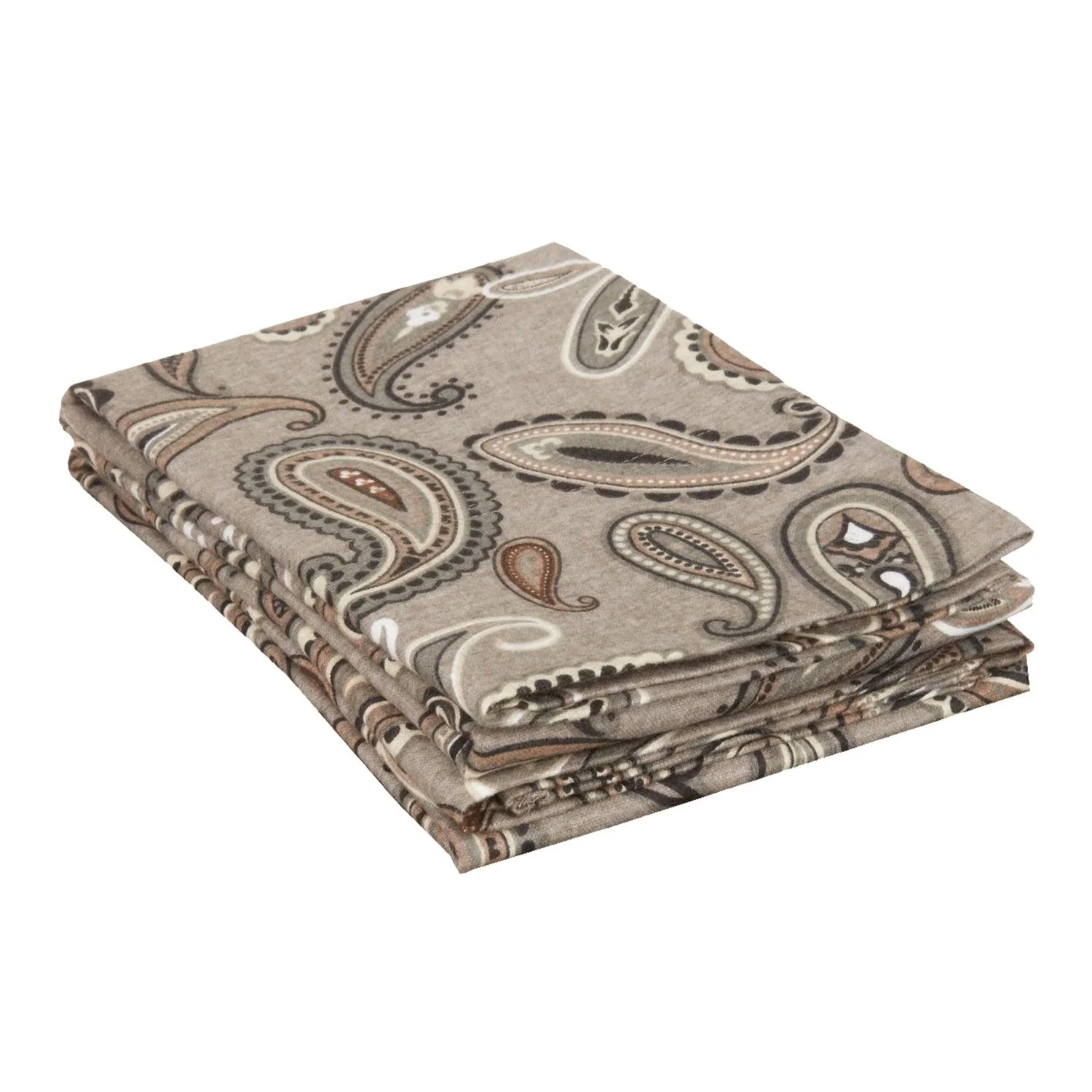 100% Cotton Flannel Vintage Paisley Pillowcase Set - Image 9