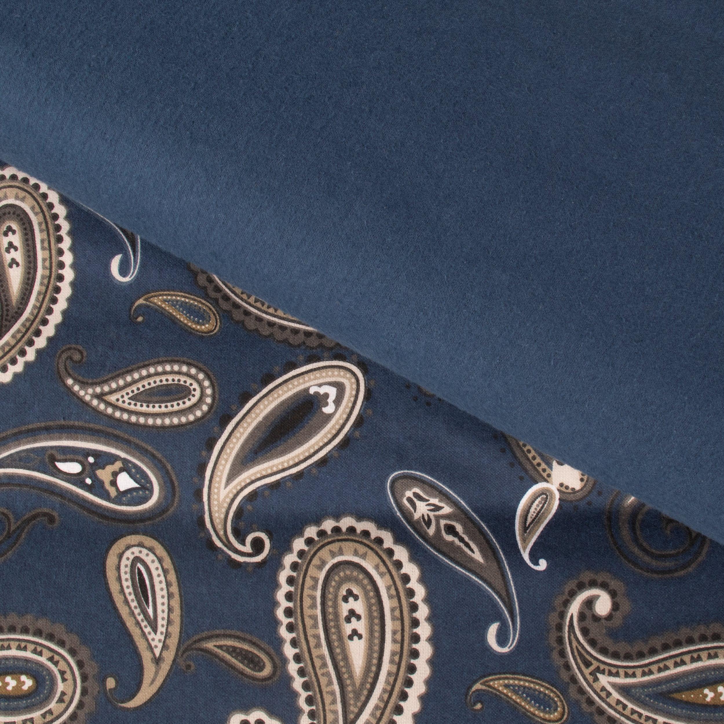 100% Cotton Flannel Paisley Luxury Duvet Cover Set - Image 11