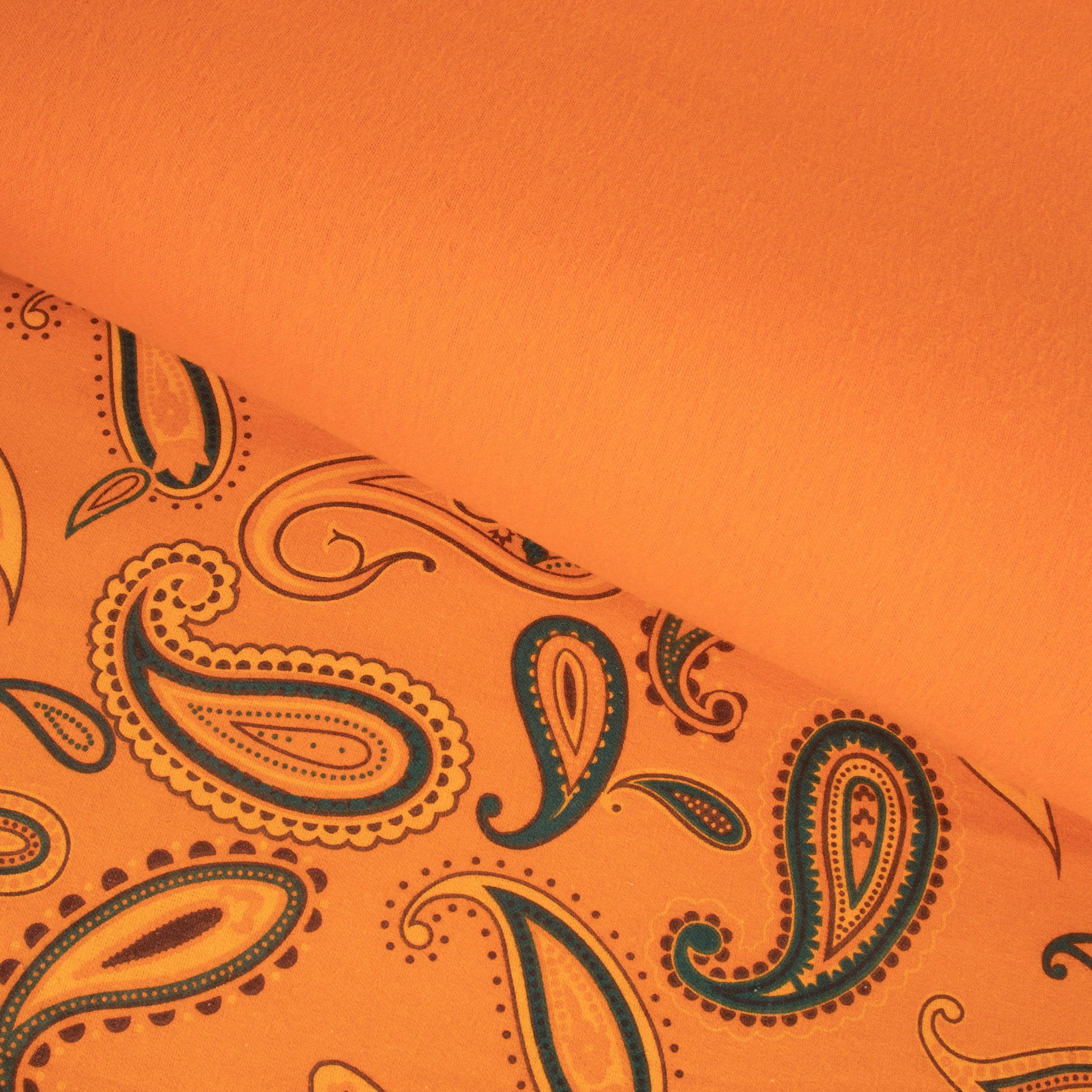 100% Cotton Flannel Paisley Luxury Duvet Cover Set - Image 17