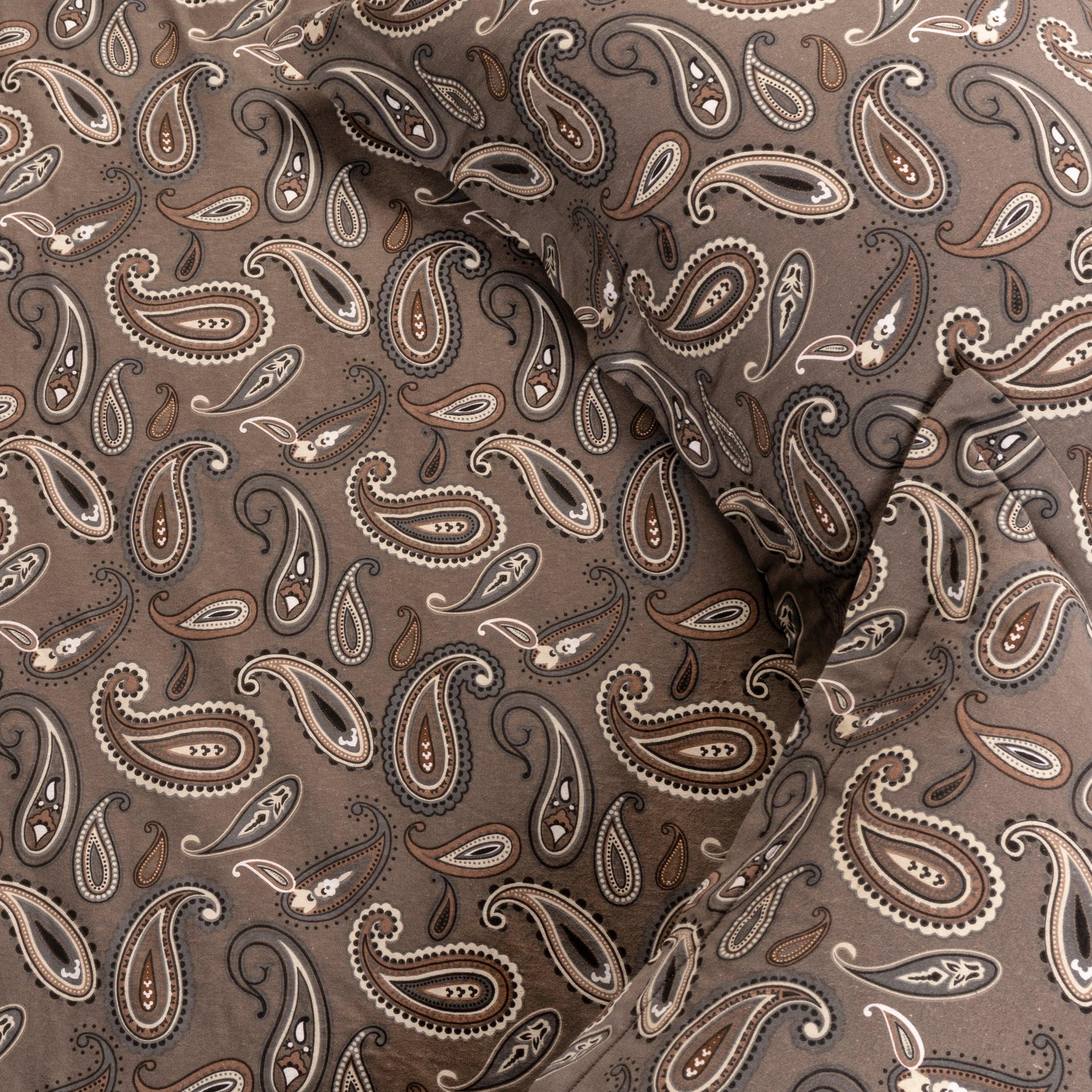 100% Cotton Flannel Paisley Luxury Duvet Cover Set - Image 33