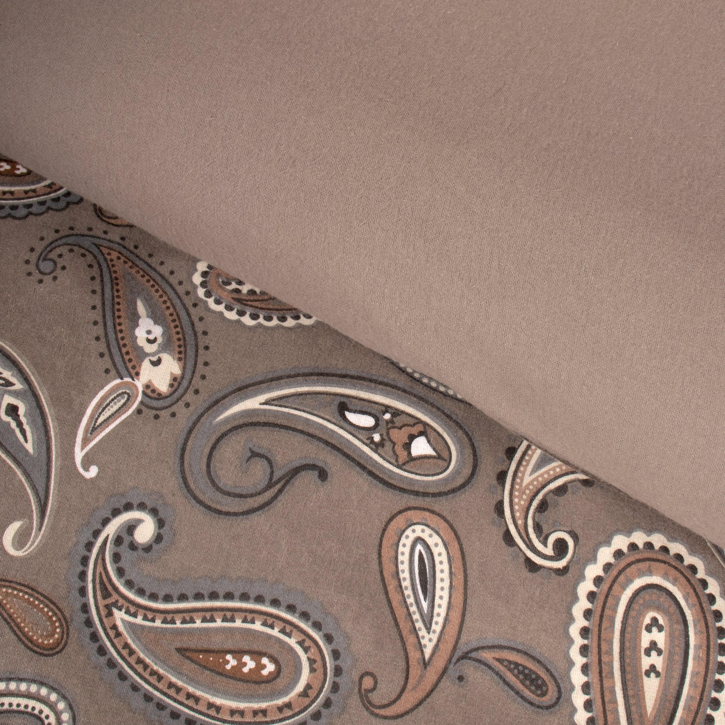 100% Cotton Flannel Paisley Luxury Duvet Cover Set - Image 35