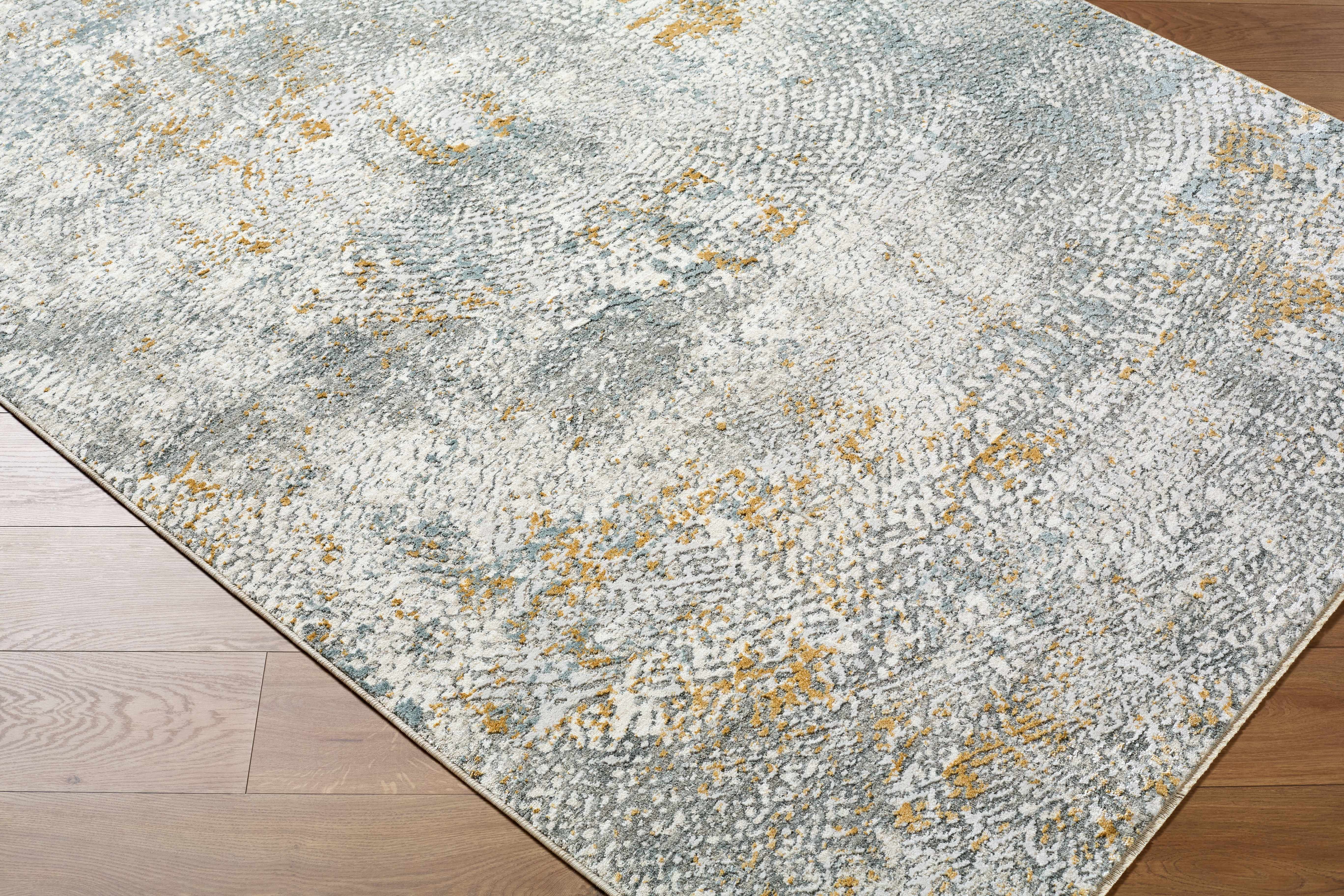 Fleur Textured Rug with Fringes - Image 8