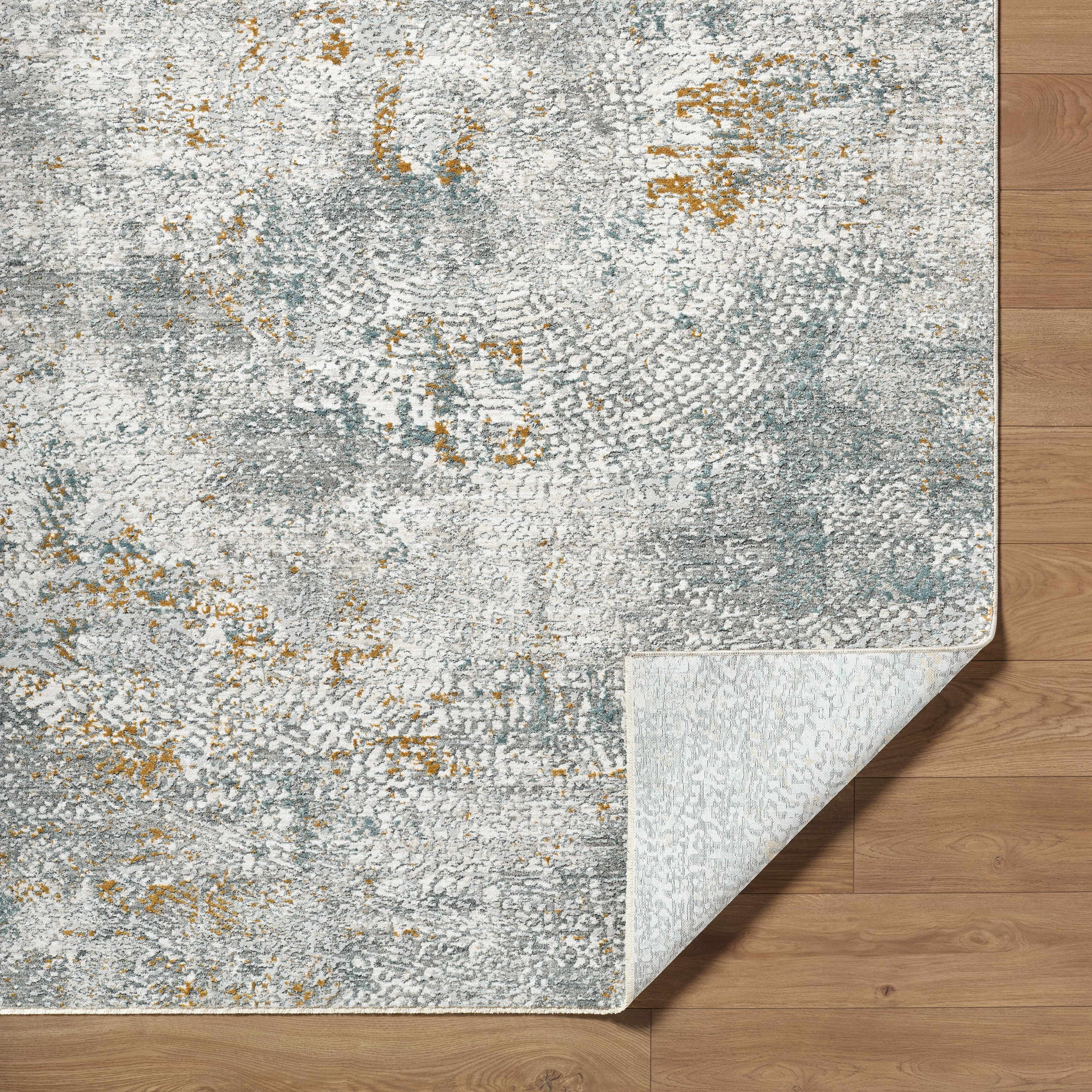Fleur Textured Rug with Fringes - Image 9