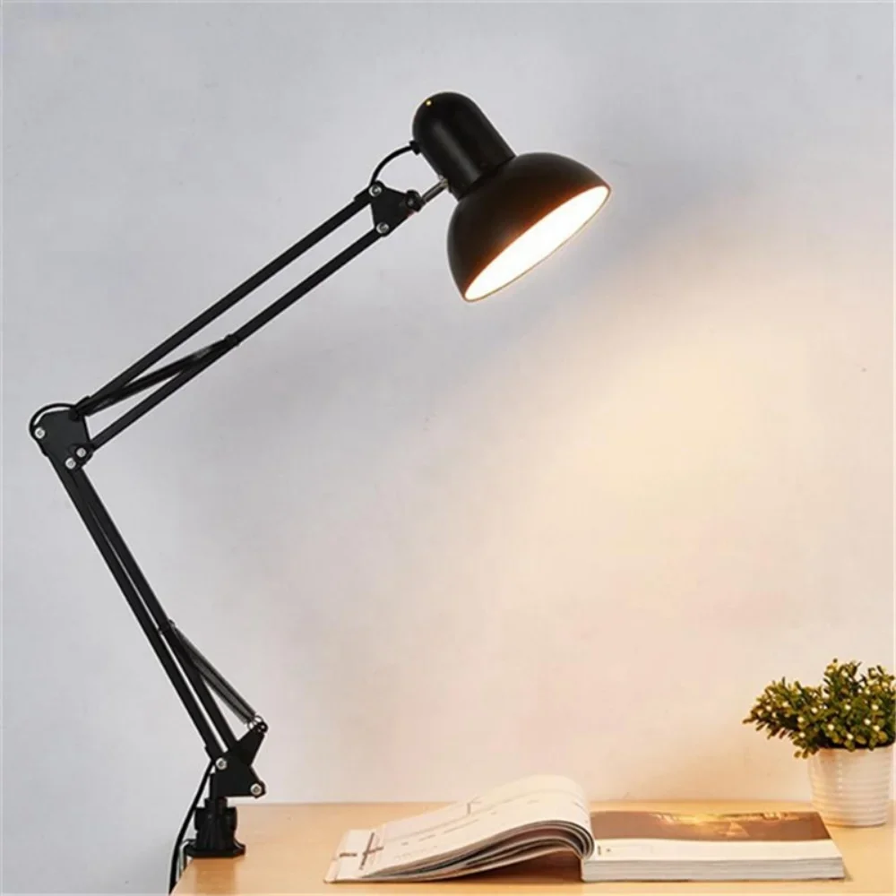Flexible LED Desk Lamp Adjustable Metal Reading Light for Home Office Study Table - Image 2