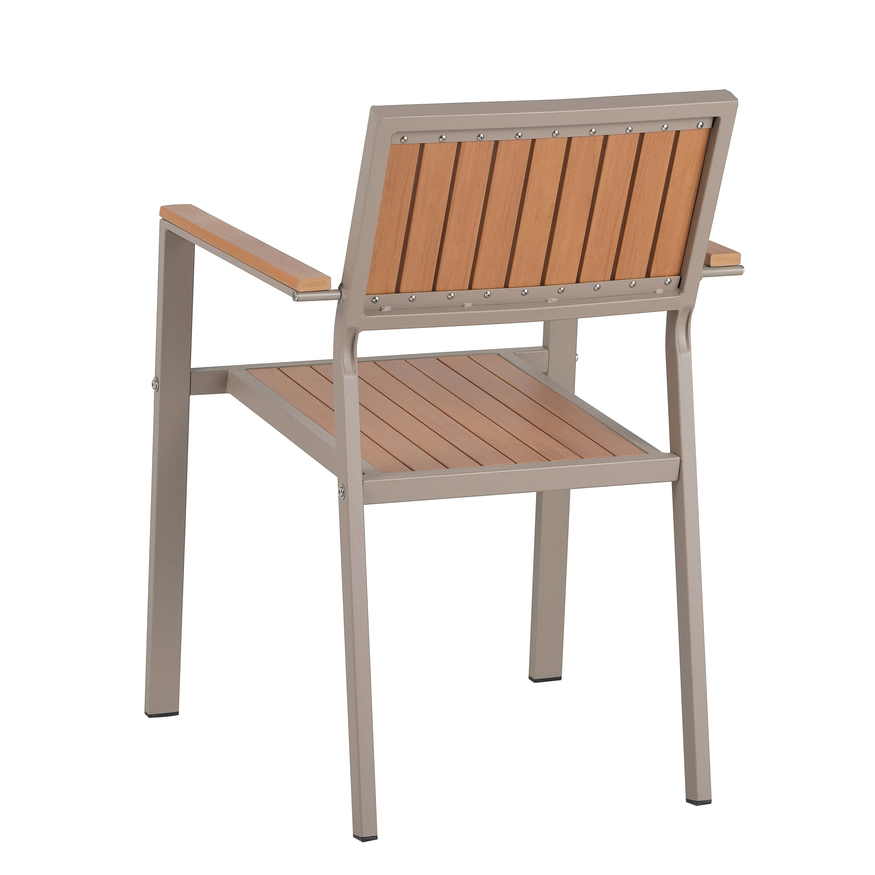 Flexible Outdoor Dining Set with Extendable Table and Six Chairs - Image 12