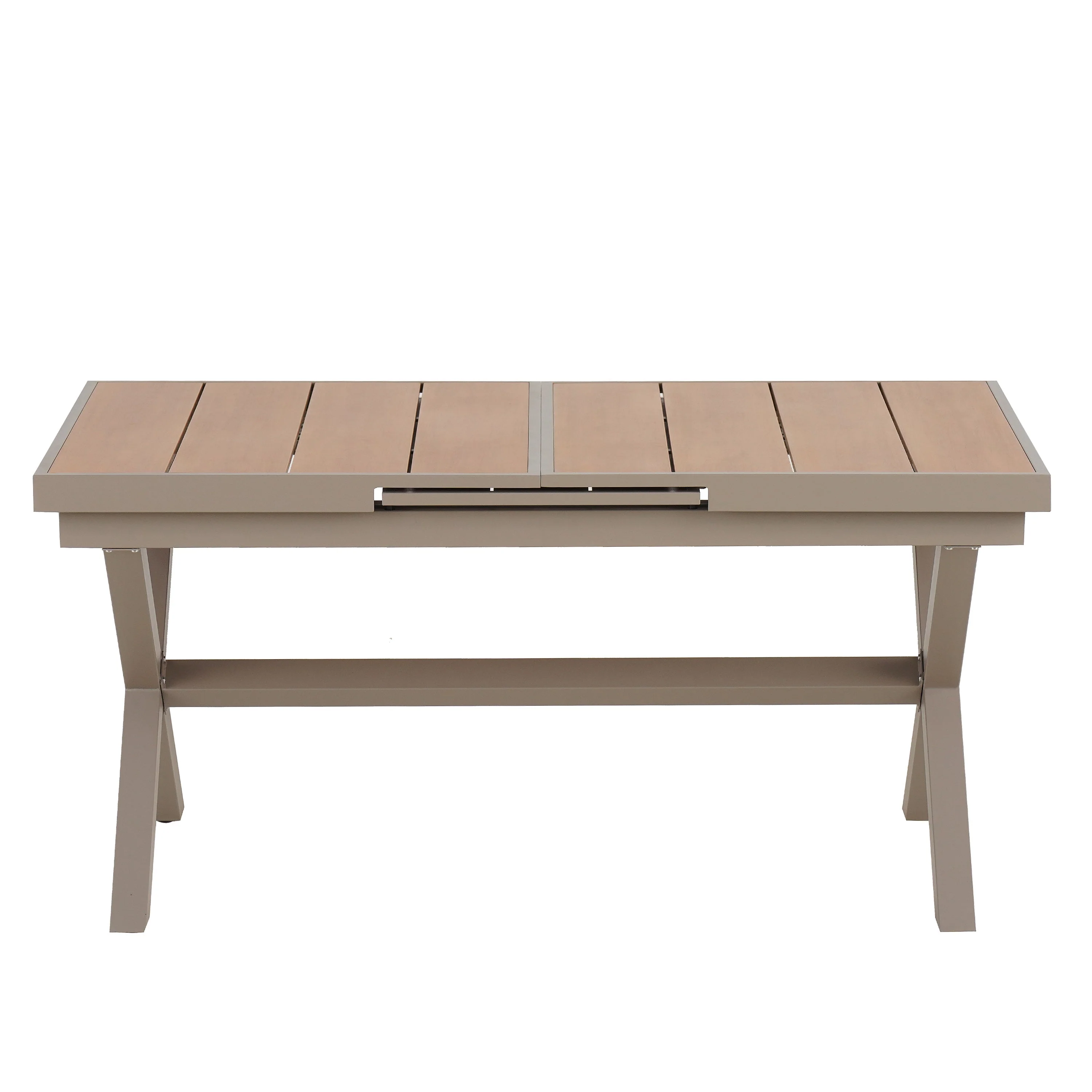 Flexible Outdoor Dining Set with Extendable Table and Six Chairs - Image 15