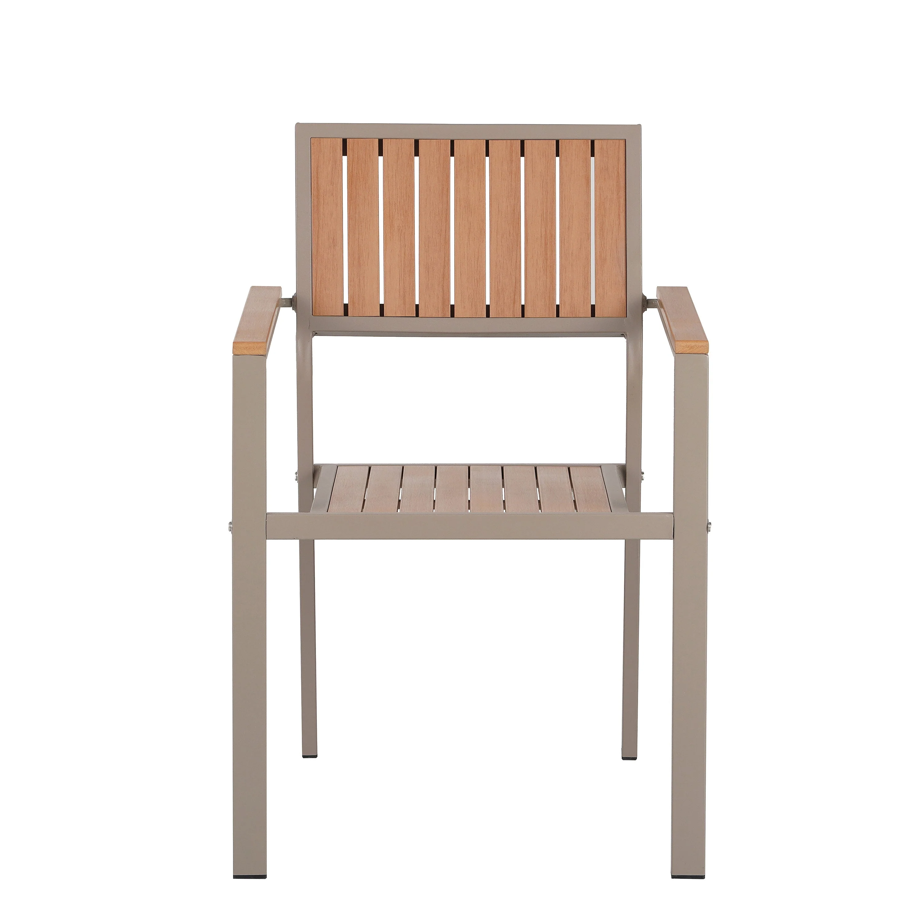 Flexible Outdoor Dining Set with Extendable Table and Six Chairs - Image 9