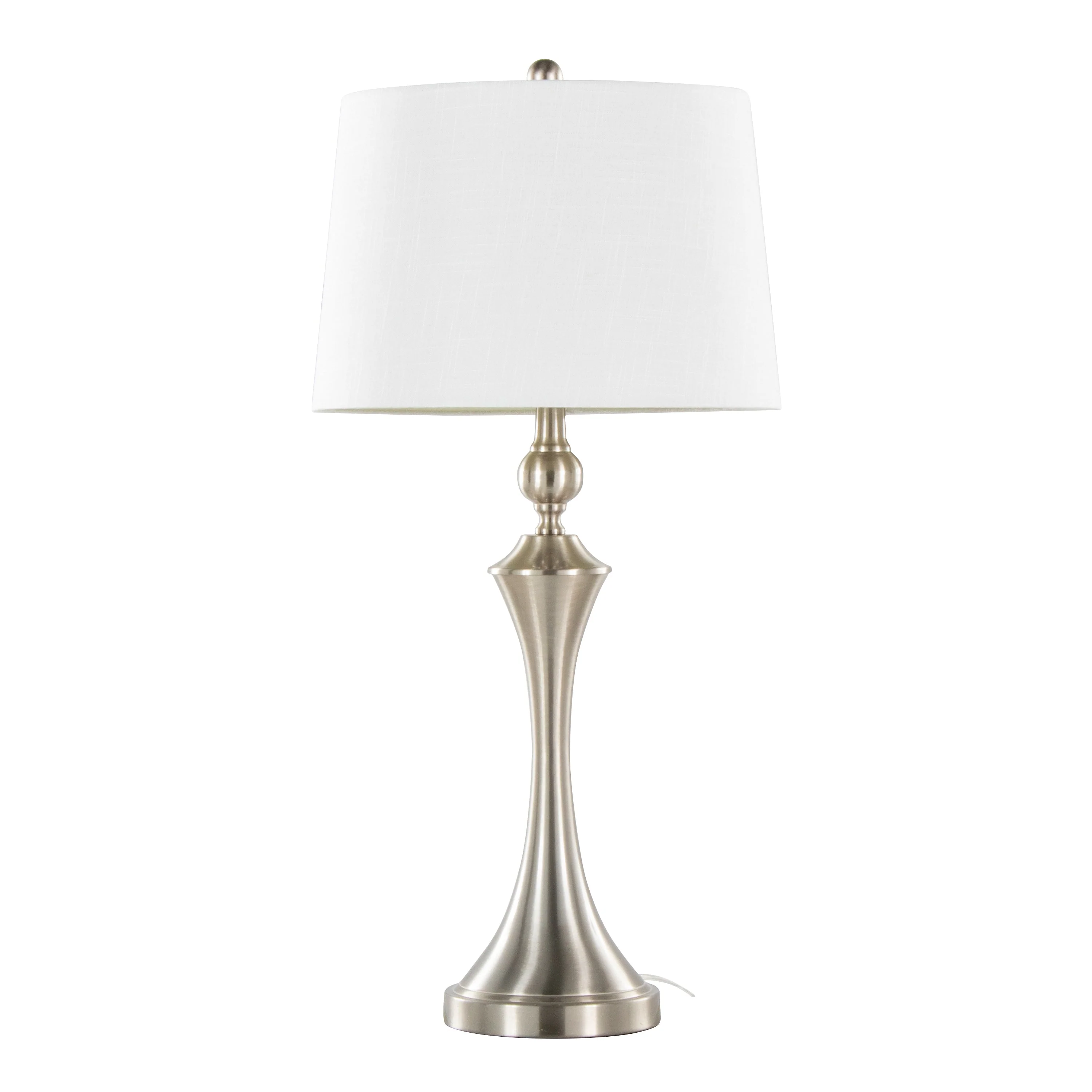 Flint 30" Contemporary Metal Table Lamp with USB Port - Image 2