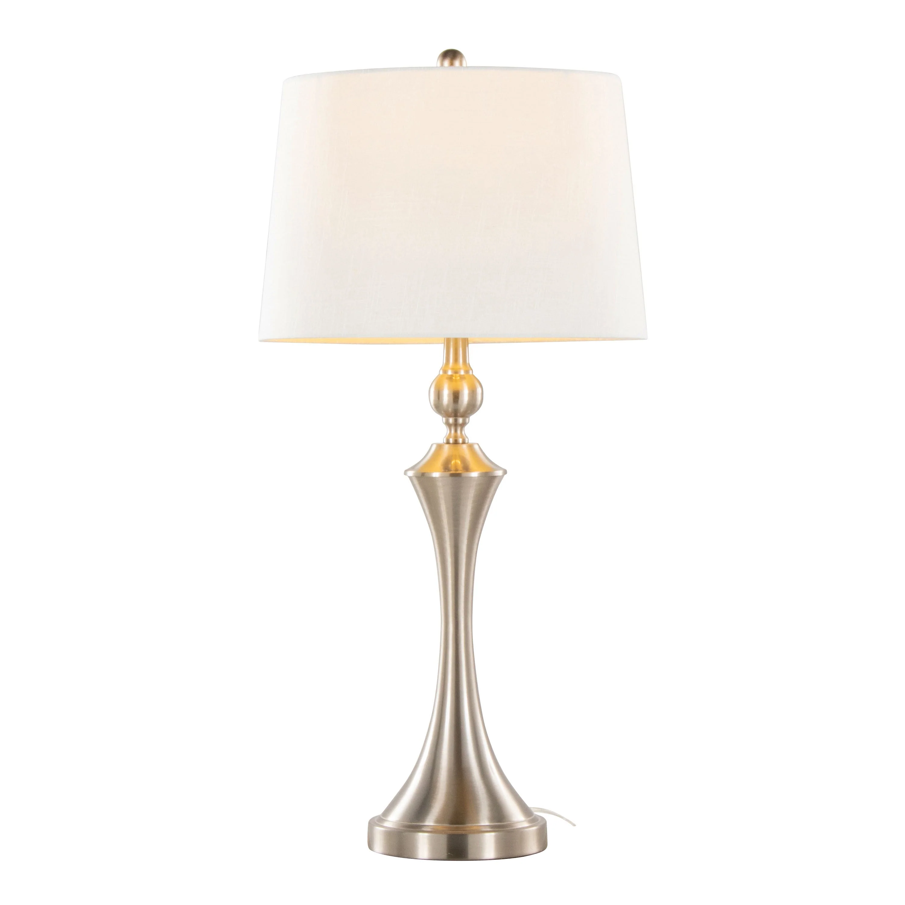 Flint 30" Contemporary Metal Table Lamp with USB Port - Image 3