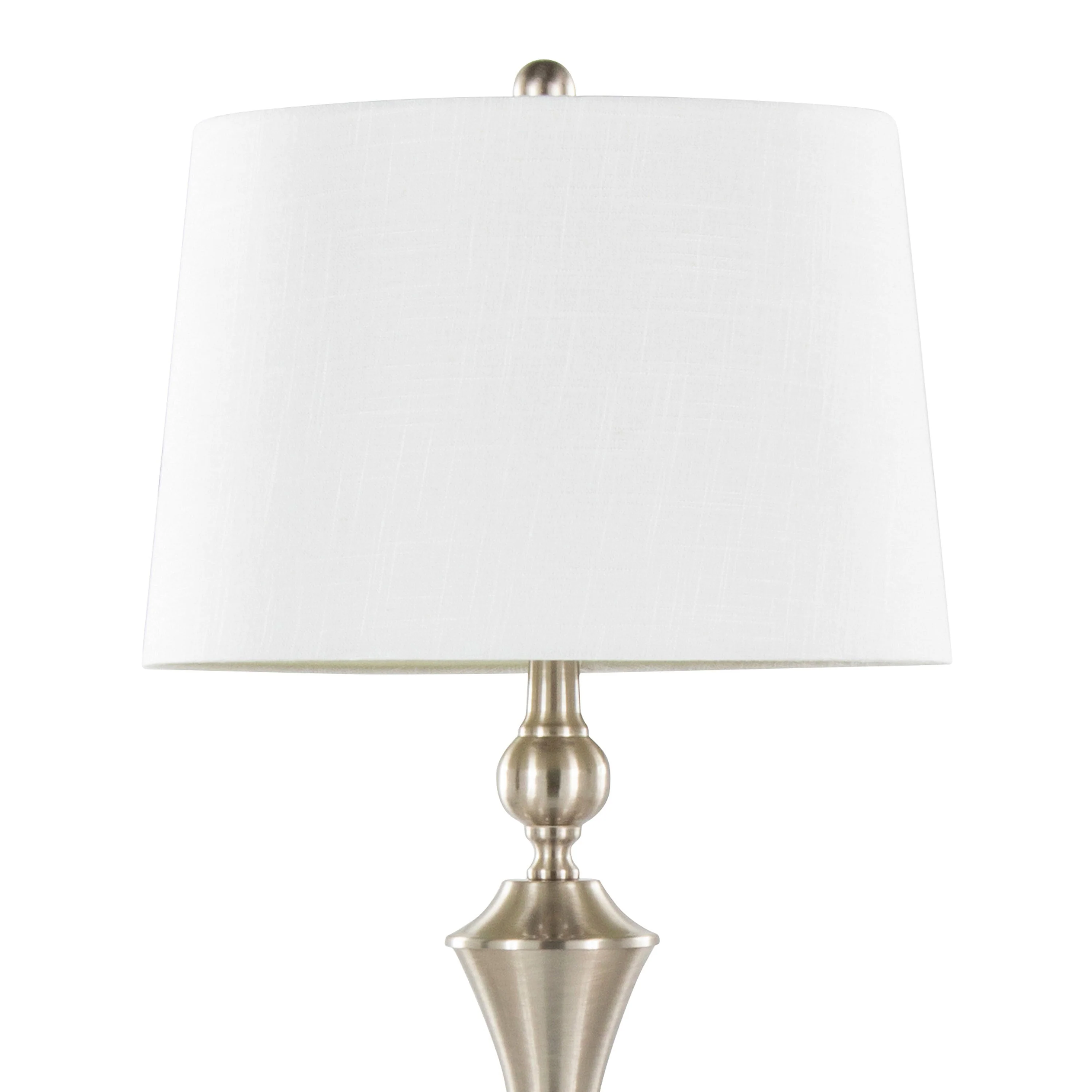 Flint 30" Contemporary Metal Table Lamp with USB Port - Image 5