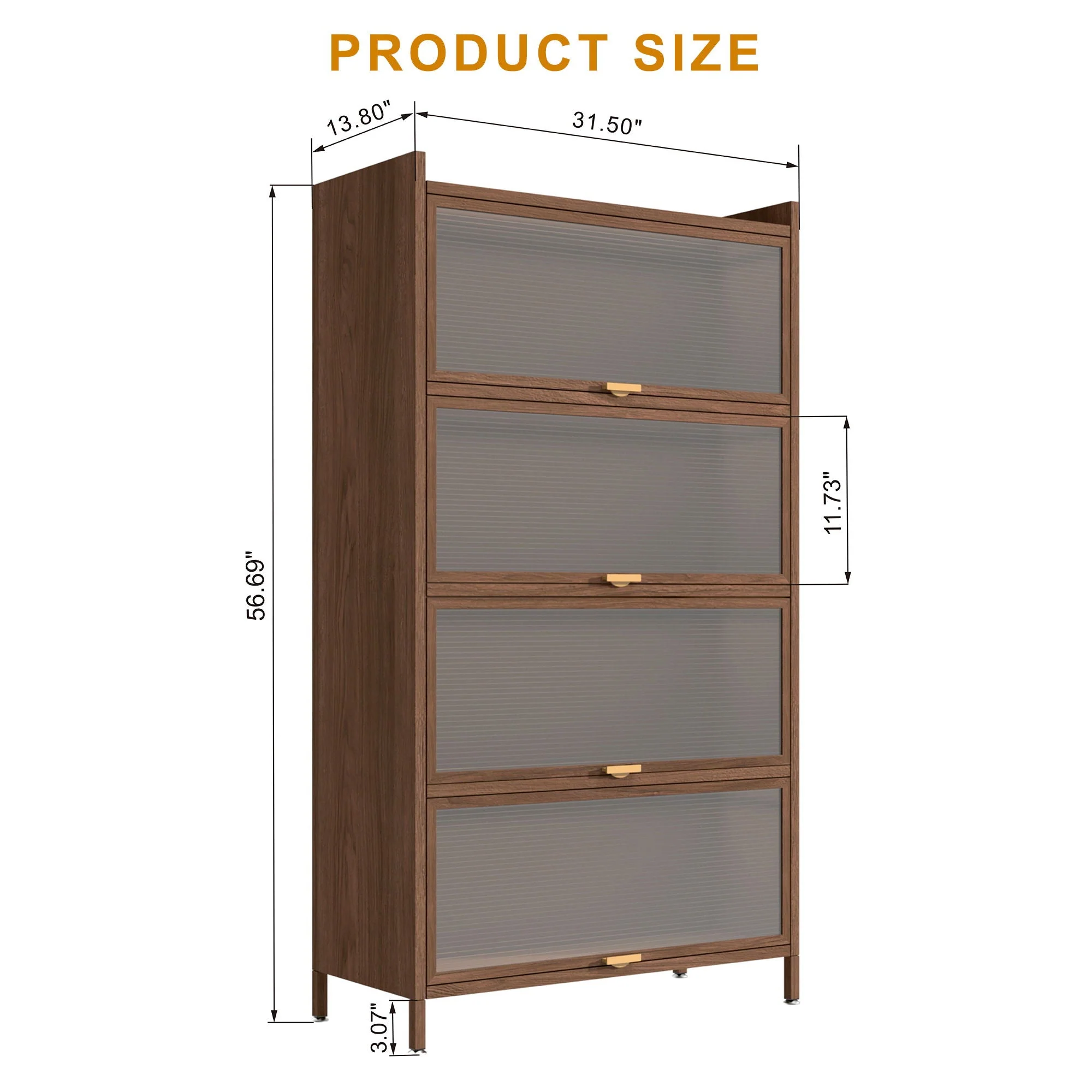 Flip Doors Cabinet, With Ample Storage Space - Image 3