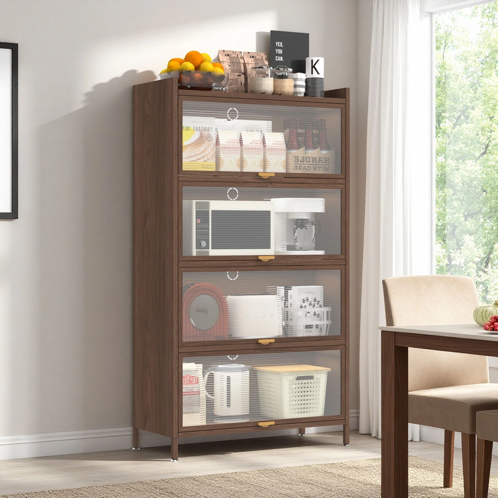 Flip Doors Cabinet, With Ample Storage Space - Image 5