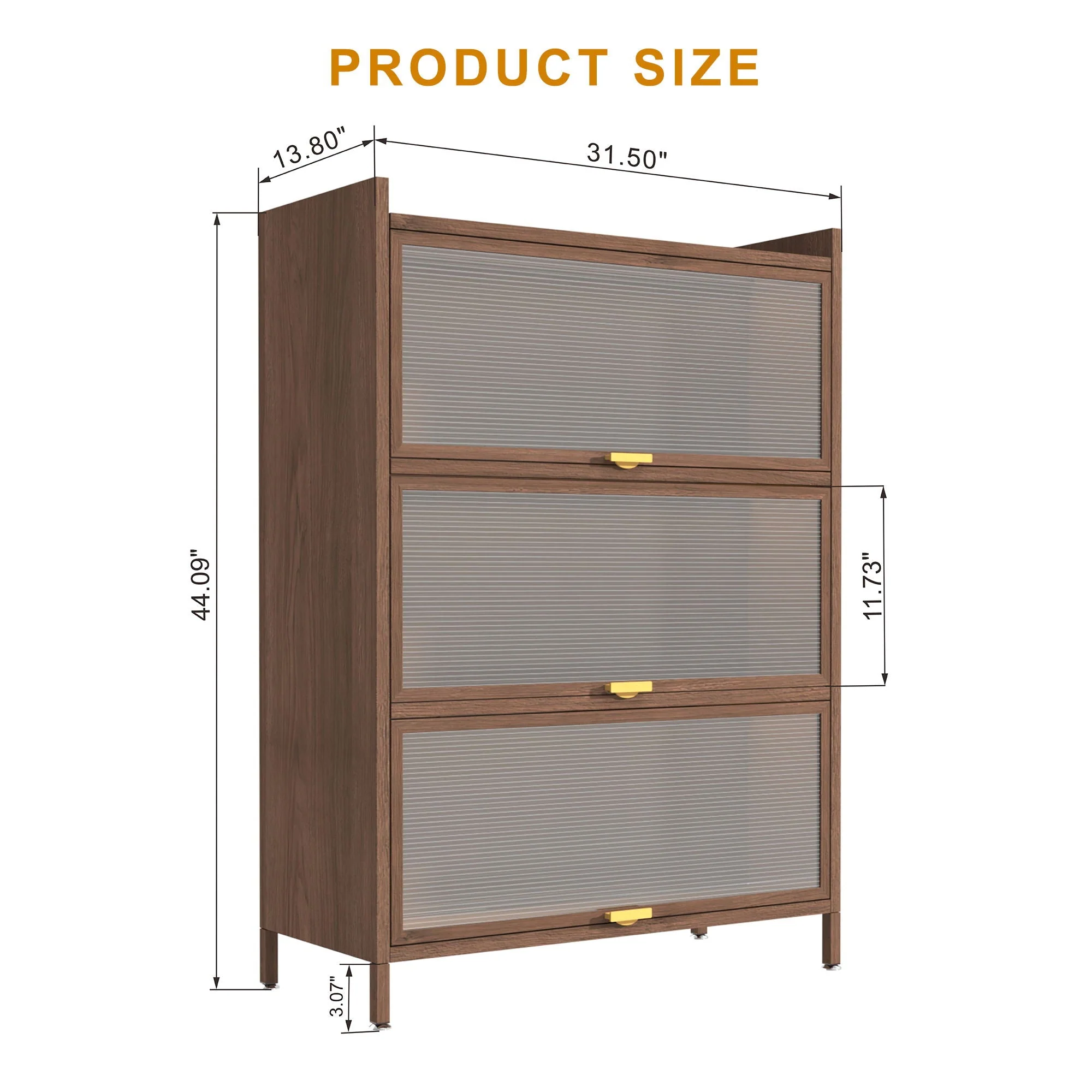 Flip Doors Cabinet, With Ample Storage Space - Image 7