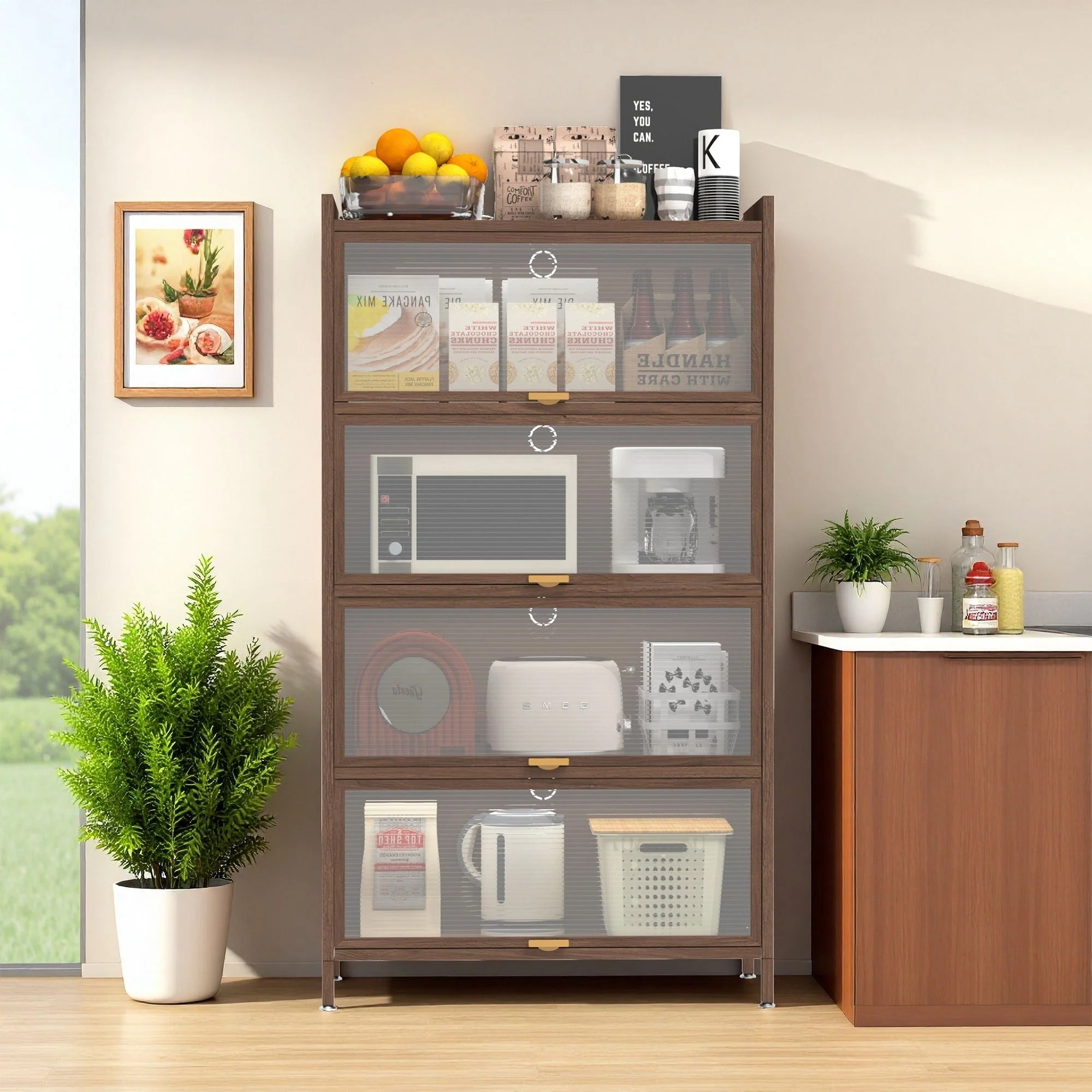 Flip Doors Cabinet, With Ample Storage Space - Image 8