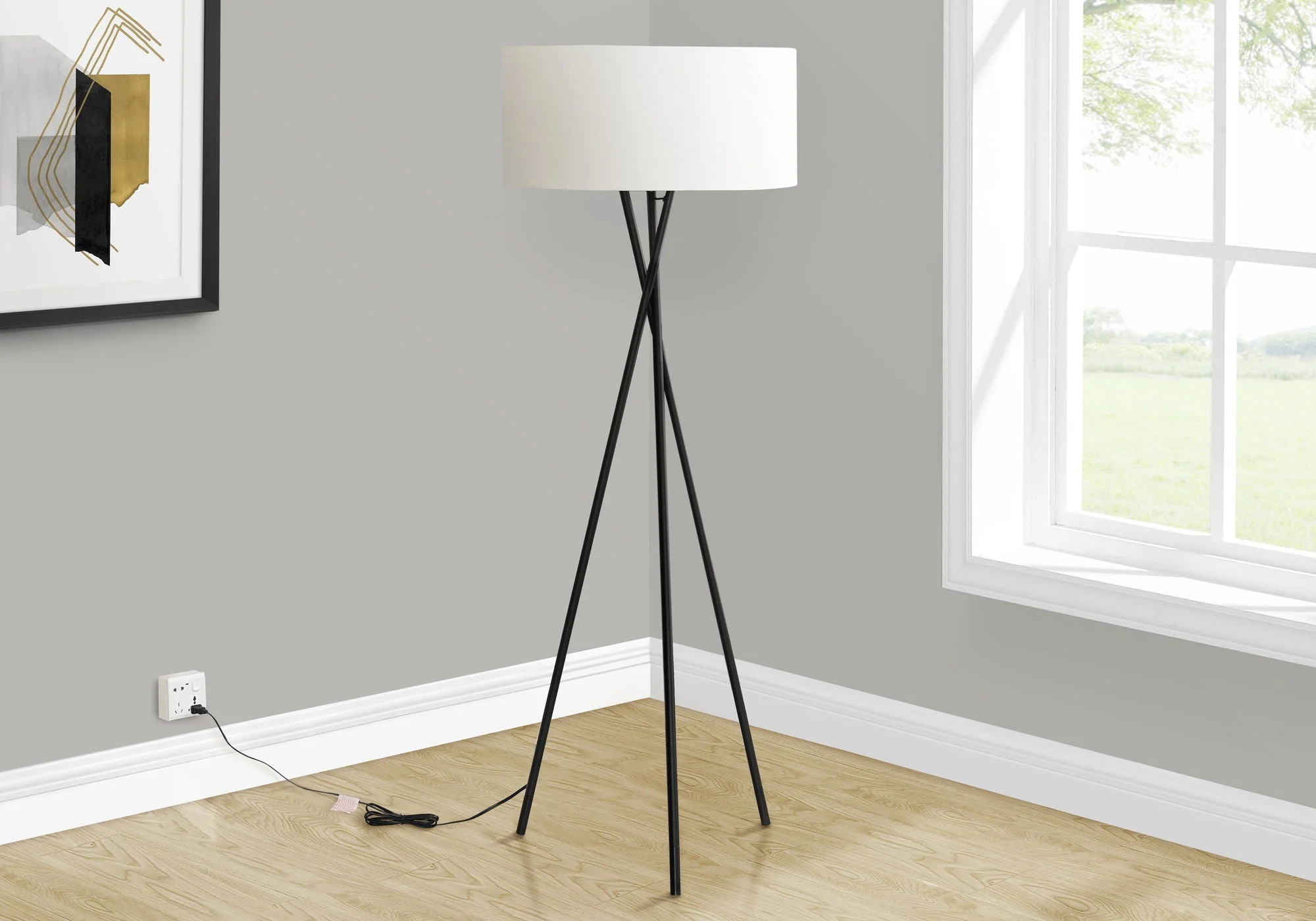 Floor Lamp, Lighting - Black - Image 2
