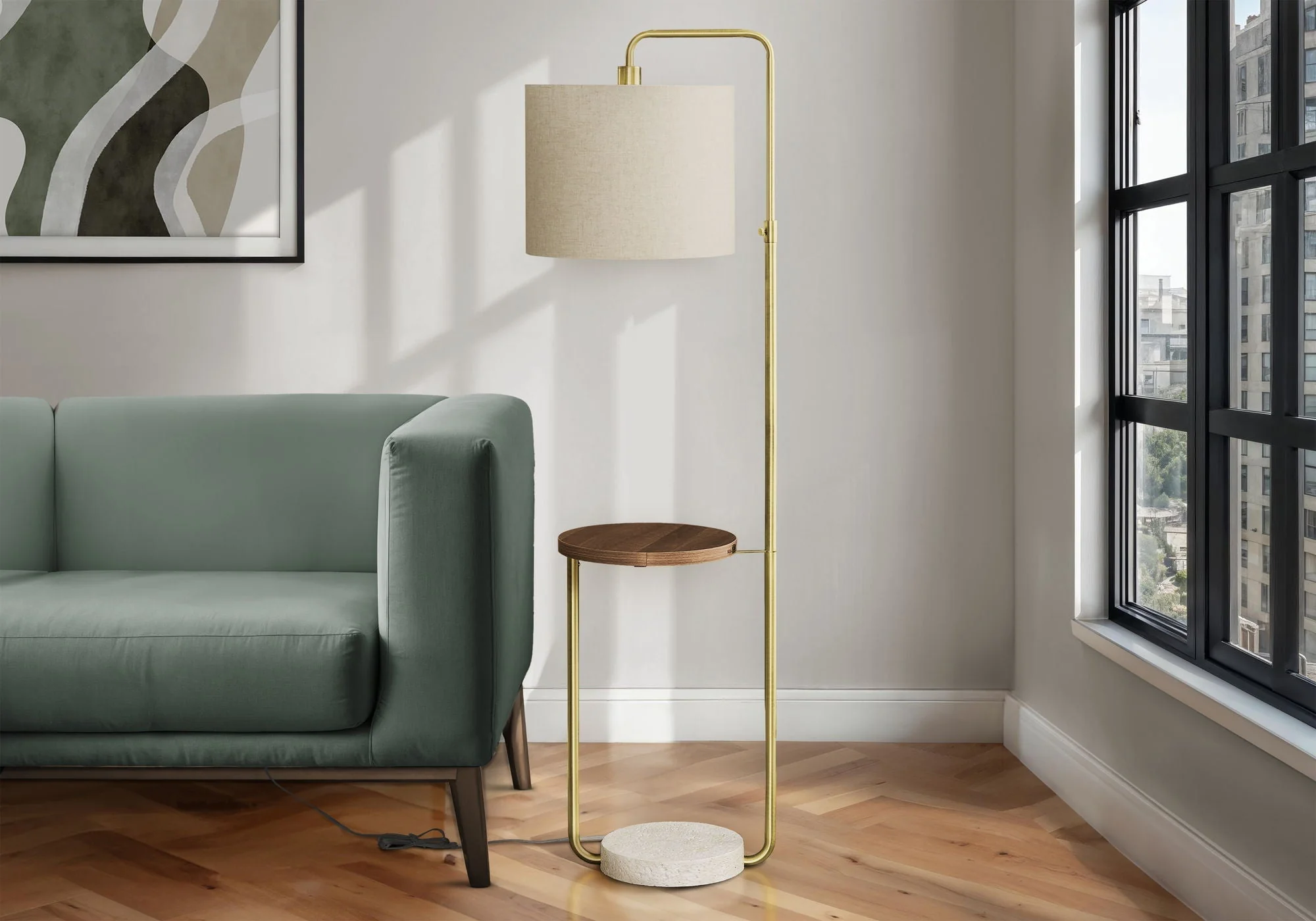 Floor Lamp Usb Port Included Lighting - Image 2